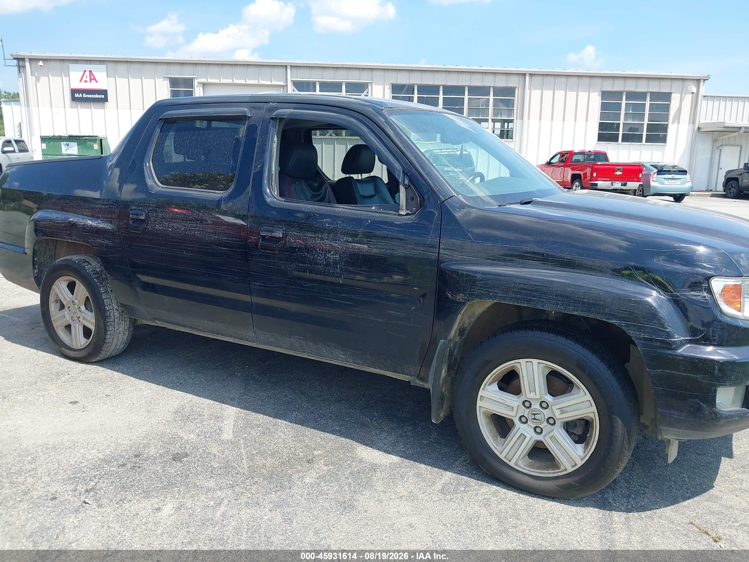 2013 Honda Ridgeline Rtl Black vin: 5FPYK1F59DB007274
