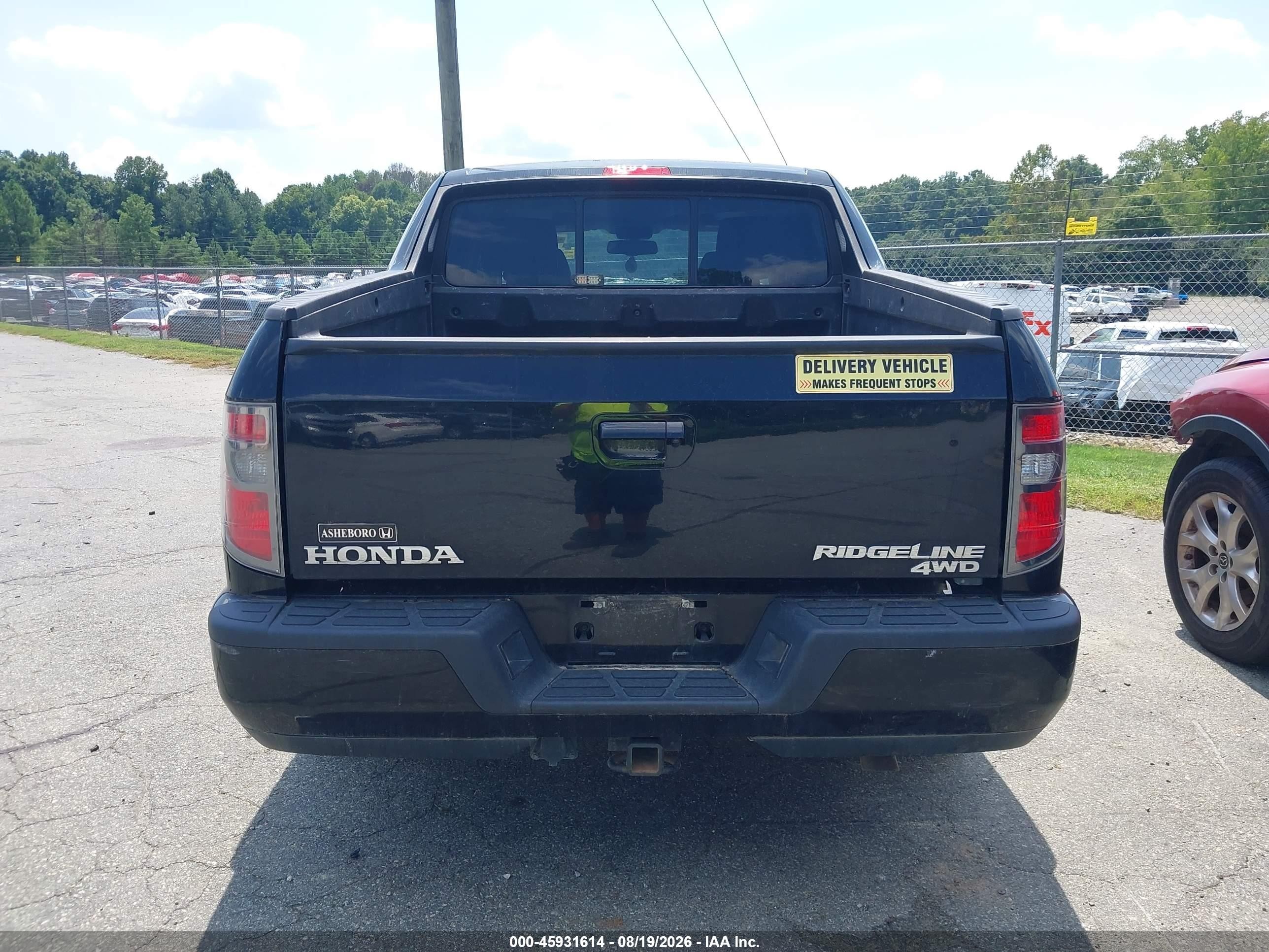 2013 Honda Ridgeline Rtl Black vin: 5FPYK1F59DB007274