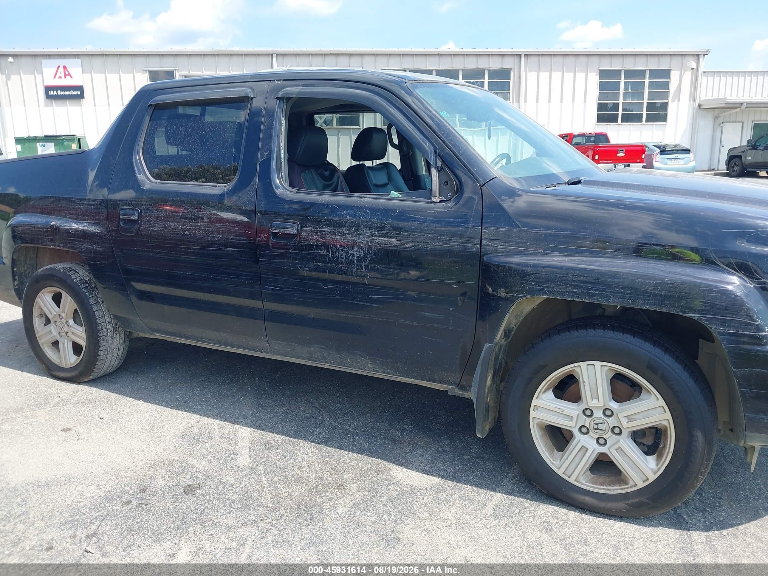 2013 Honda Ridgeline Rtl Black vin: 5FPYK1F59DB007274