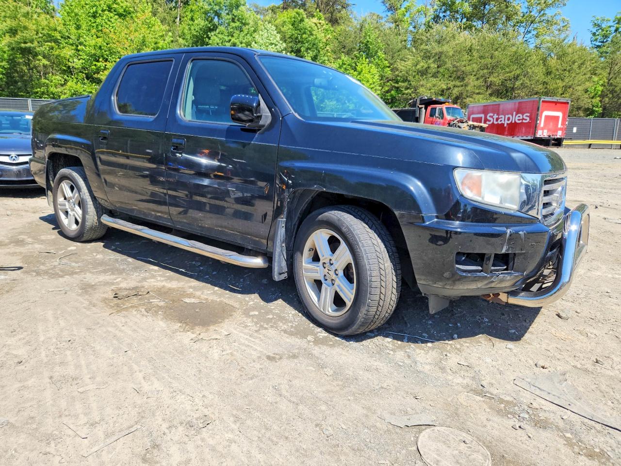 2013 Honda Ridgeline Rtl Black vin: 5FPYK1F59DB012541