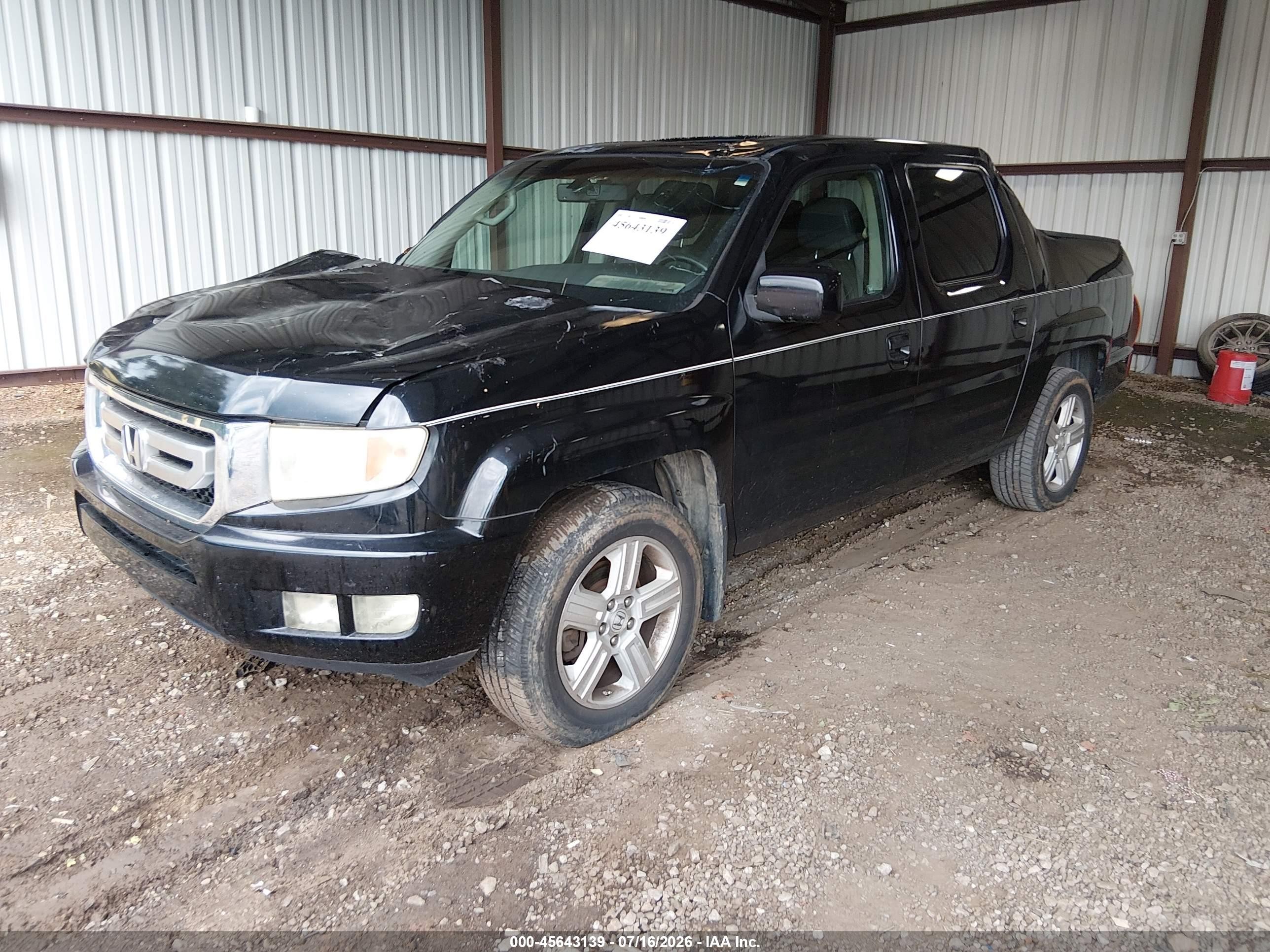 2010 Honda Ridgeline Rtl Black vin: 5FPYK1F5XAB013306
