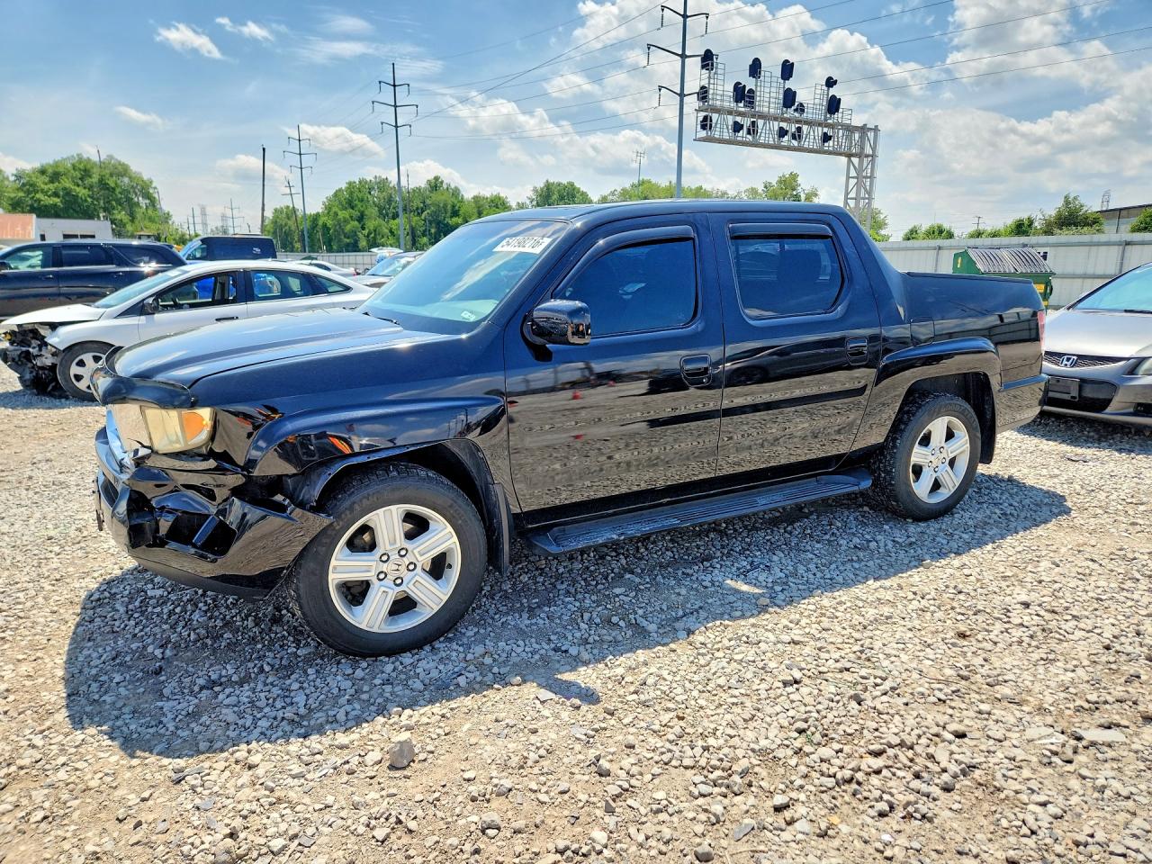 2011 Honda Ridgeline Rtl Black vin: 5FPYK1F5XBB001982