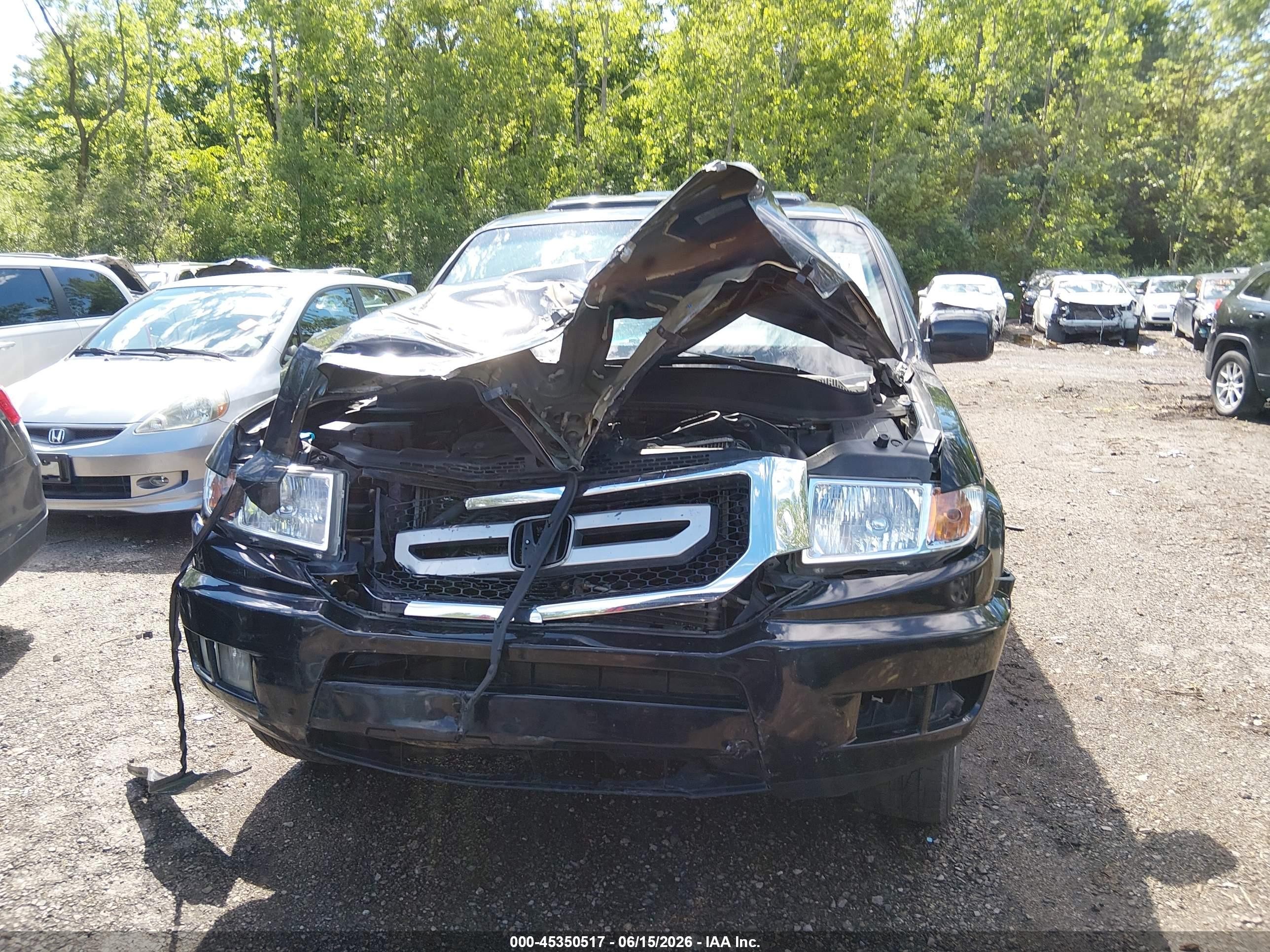 2011 Honda Ridgeline Rtl Black vin: 5FPYK1F5XBB453138