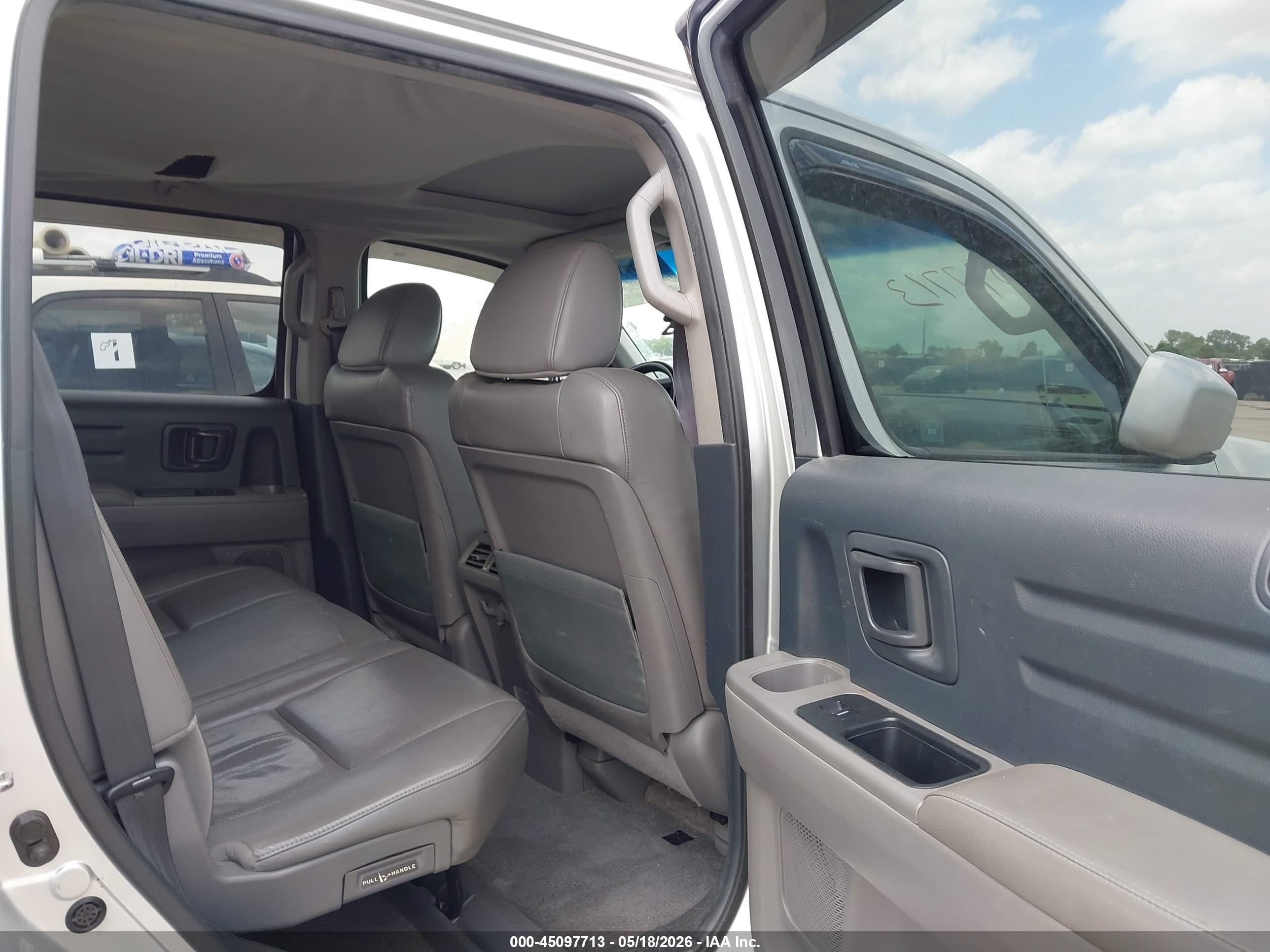 2012 Honda Ridgeline Rtl Серебряный vin: 5FPYK1F5XCB460379