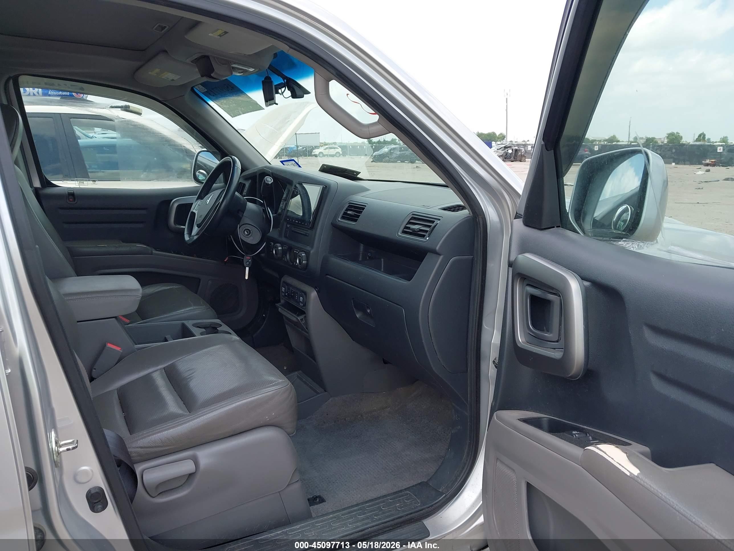 2012 Honda Ridgeline Rtl Серебряный vin: 5FPYK1F5XCB460379