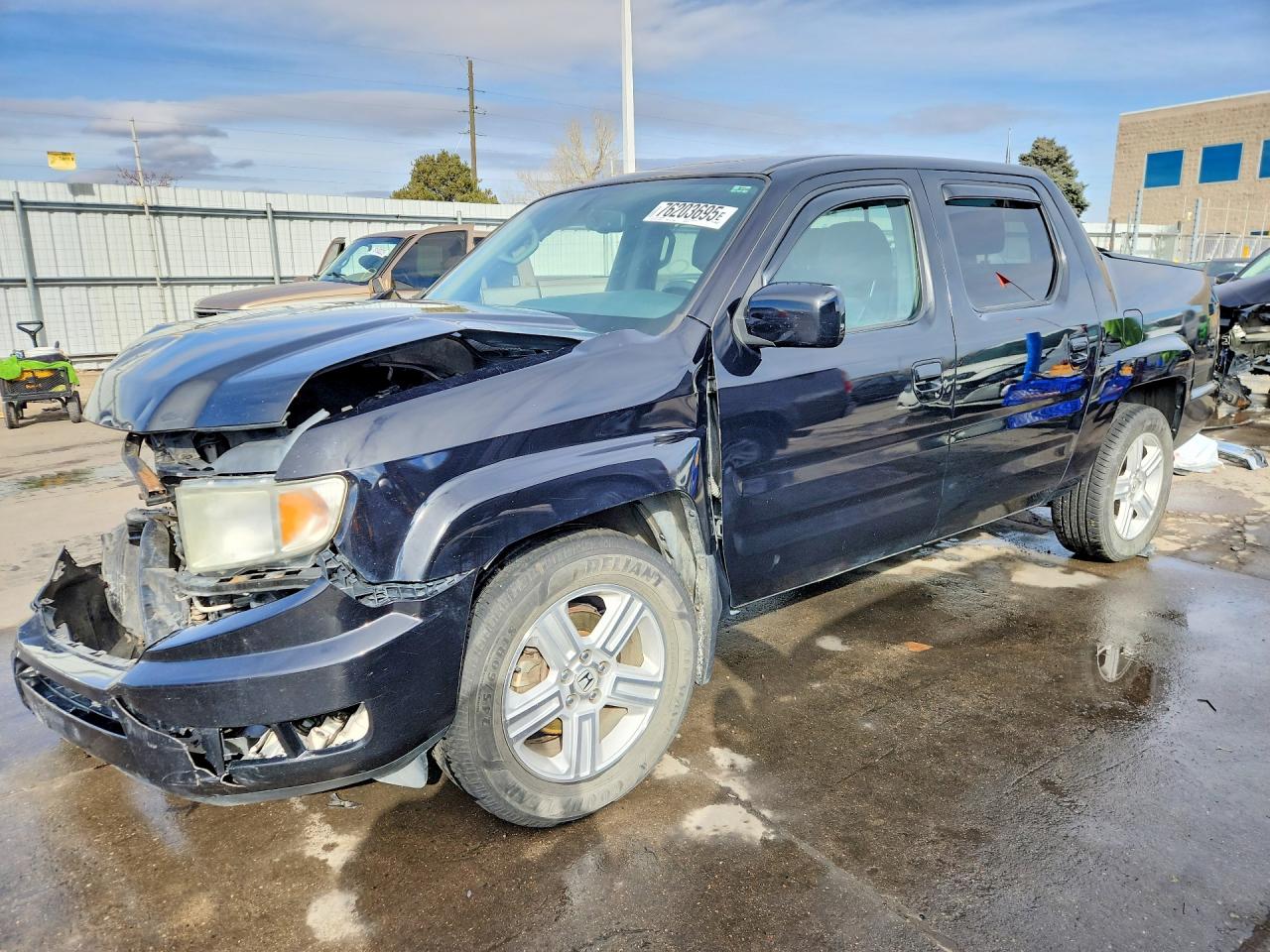 2013 Honda Ridgeline Rtl Black vin: 5FPYK1F5XDB001452