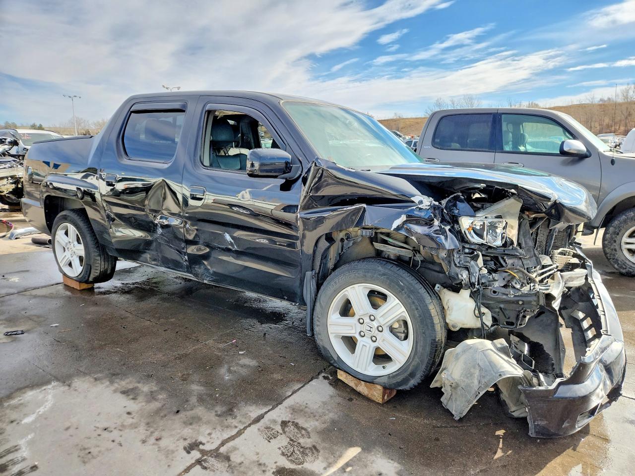 2013 Honda Ridgeline Rtl Black vin: 5FPYK1F5XDB001452