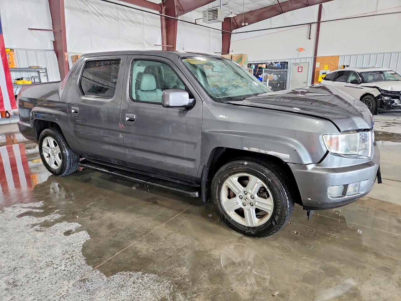 2013 Honda Ridgeline Rtl Gray vin: 5FPYK1F5XDB002603