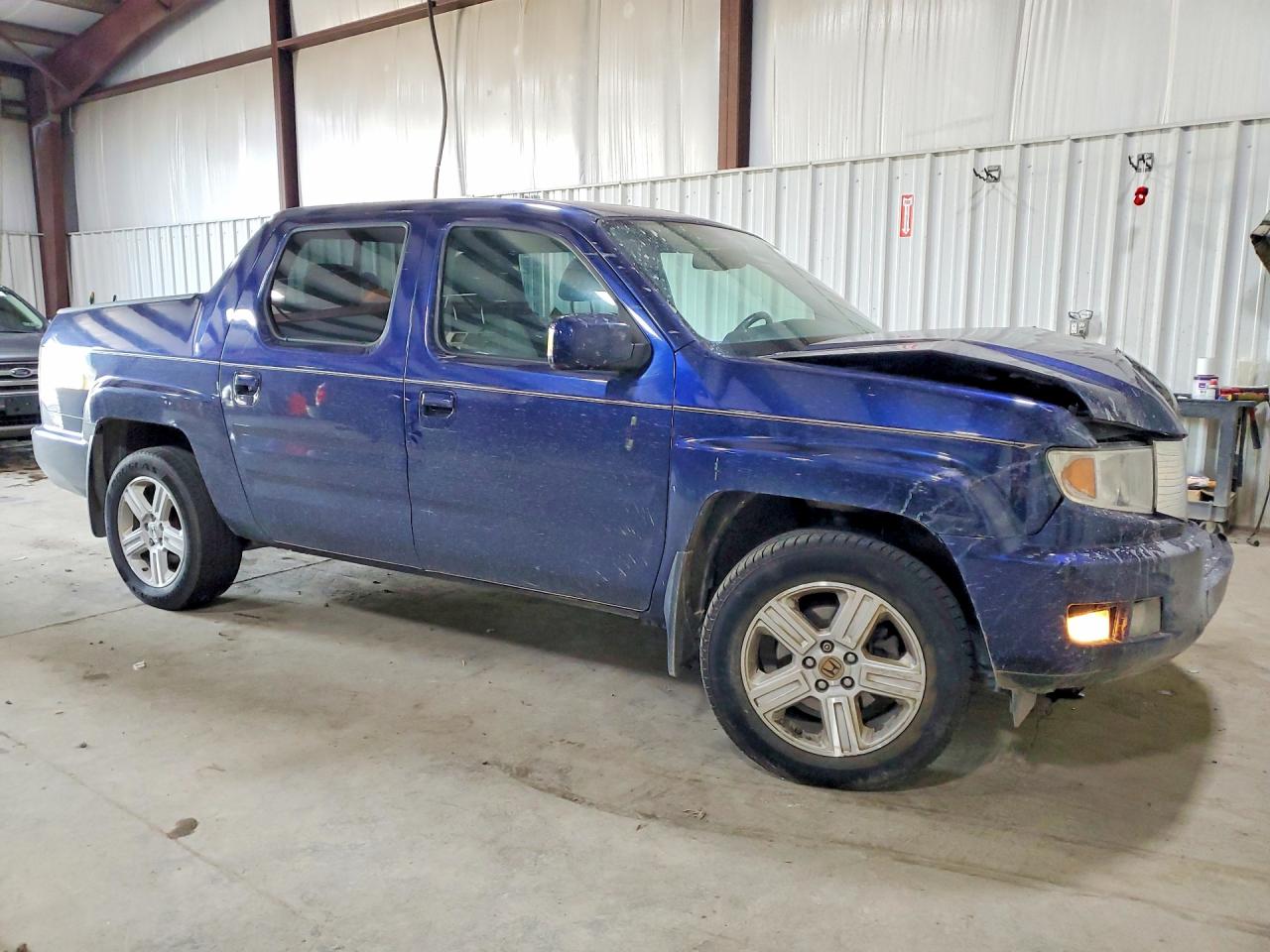 2013 Honda Ridgeline Rtl Blue vin: 5FPYK1F5XDB006215