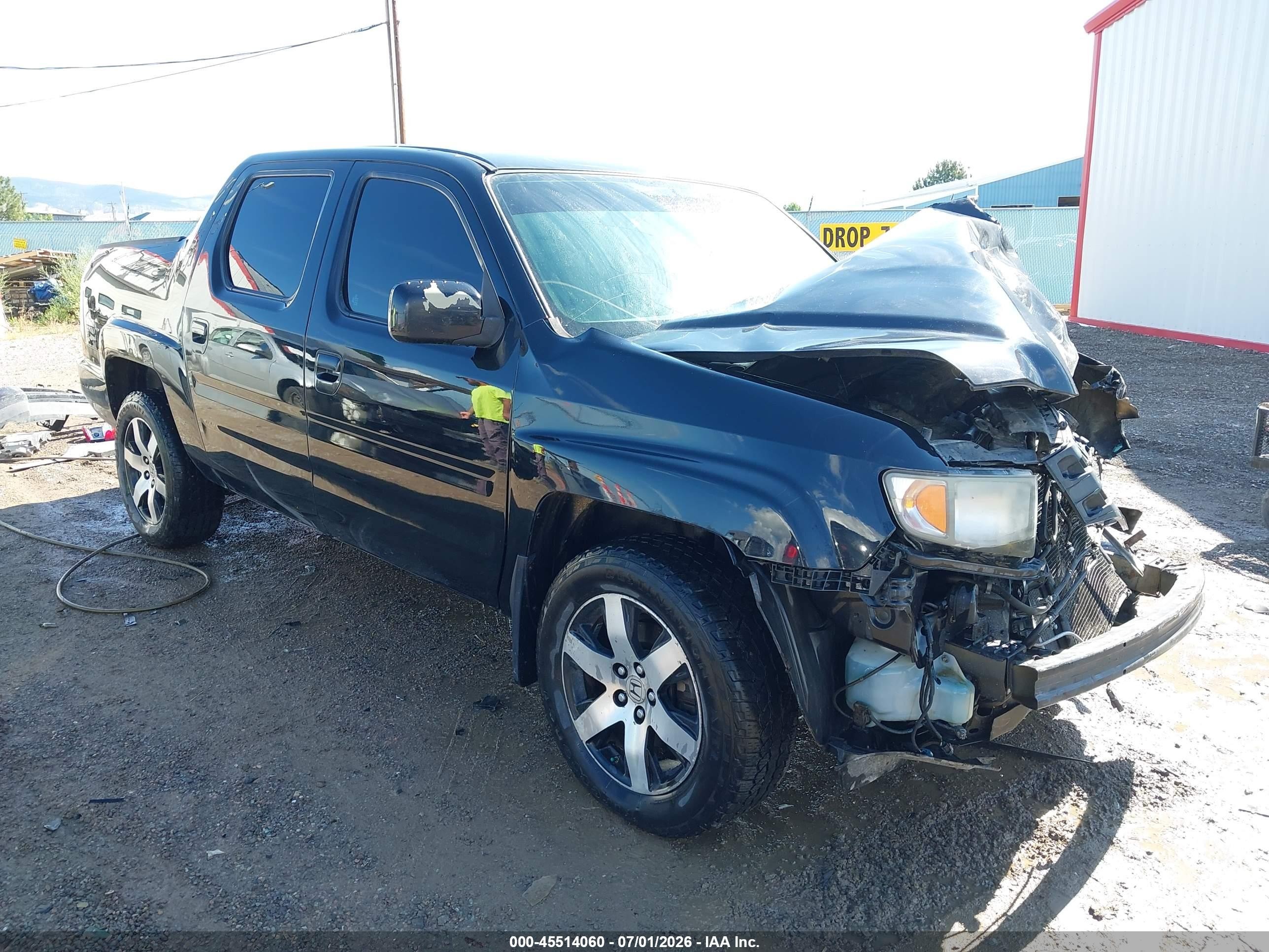 2014 Honda Ridgeline Se Черный vin: 5FPYK1F61EB004413