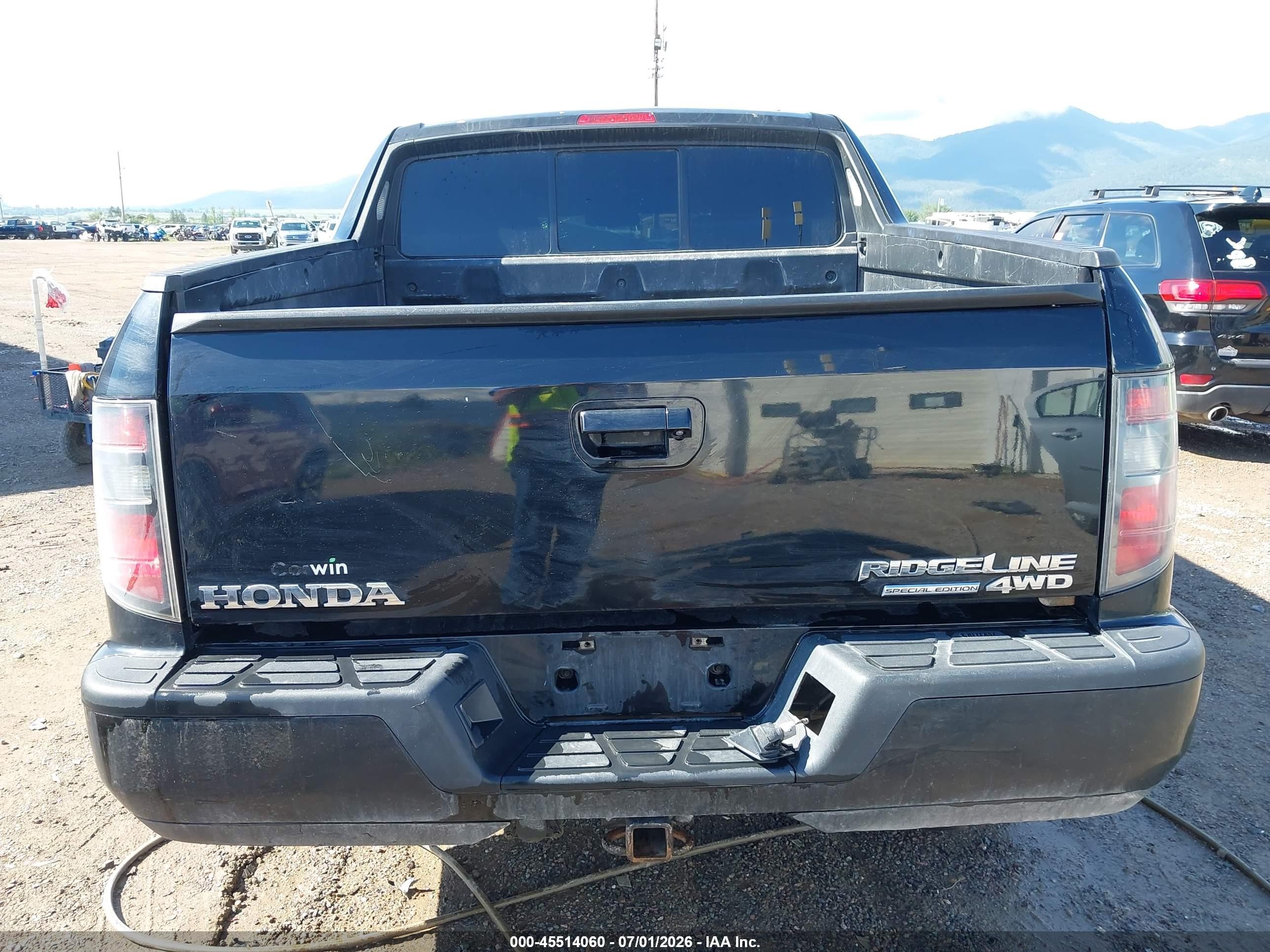 2014 Honda Ridgeline Se Черный vin: 5FPYK1F61EB004413
