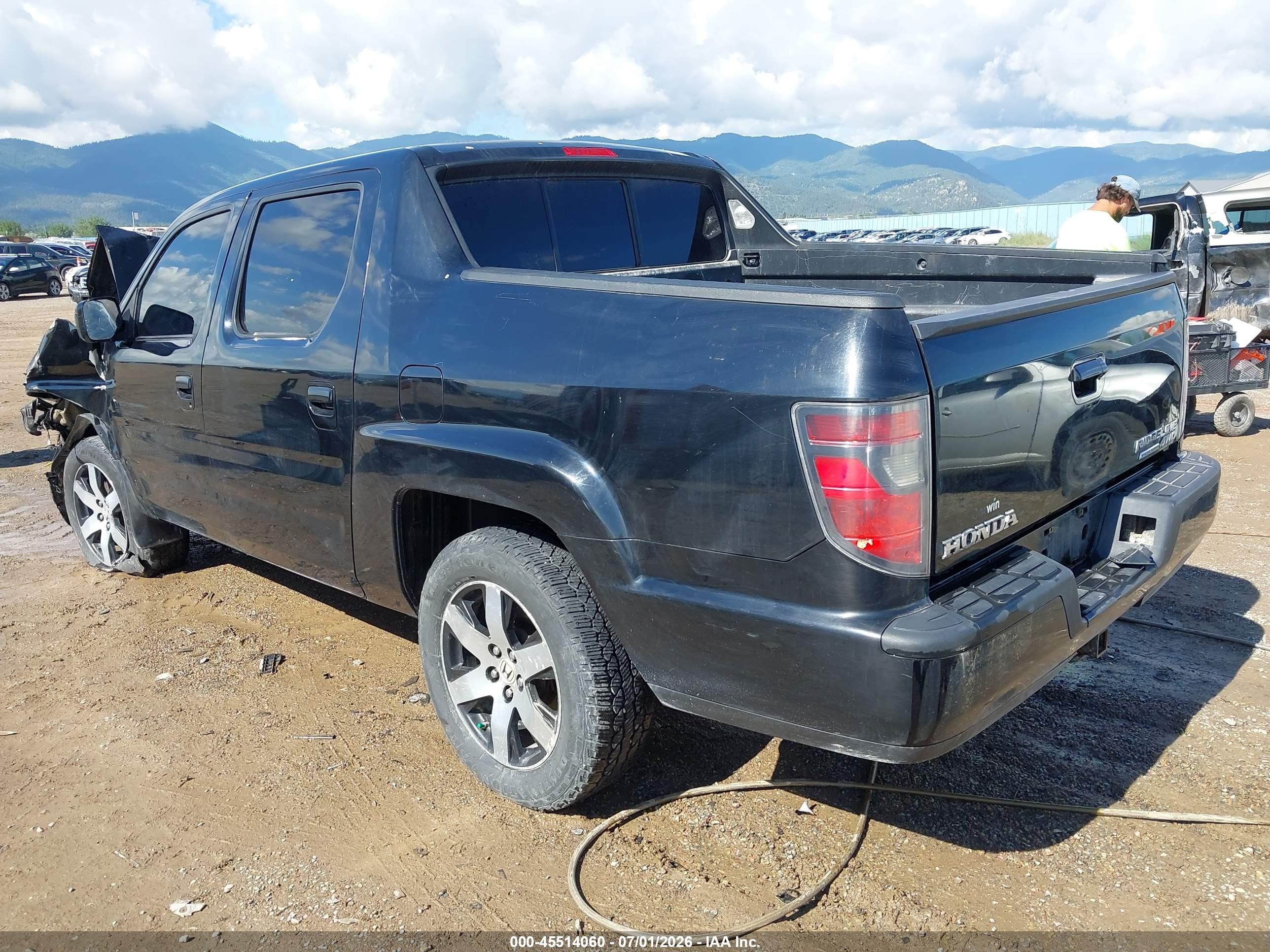 2014 Honda Ridgeline Se Черный vin: 5FPYK1F61EB004413