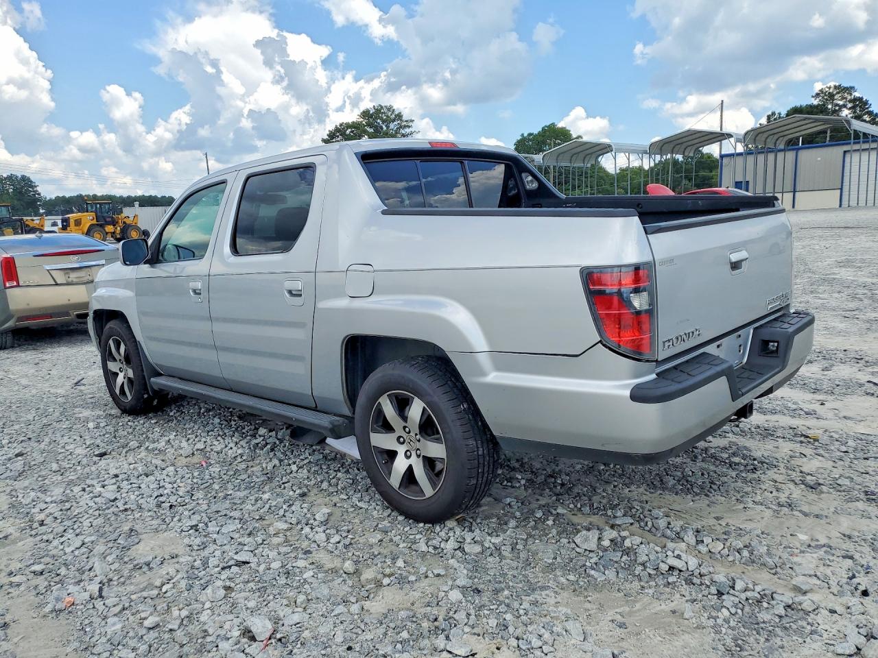 2014 Honda Ridgeline Rtl-s Silver vin: 5FPYK1F61EB007179