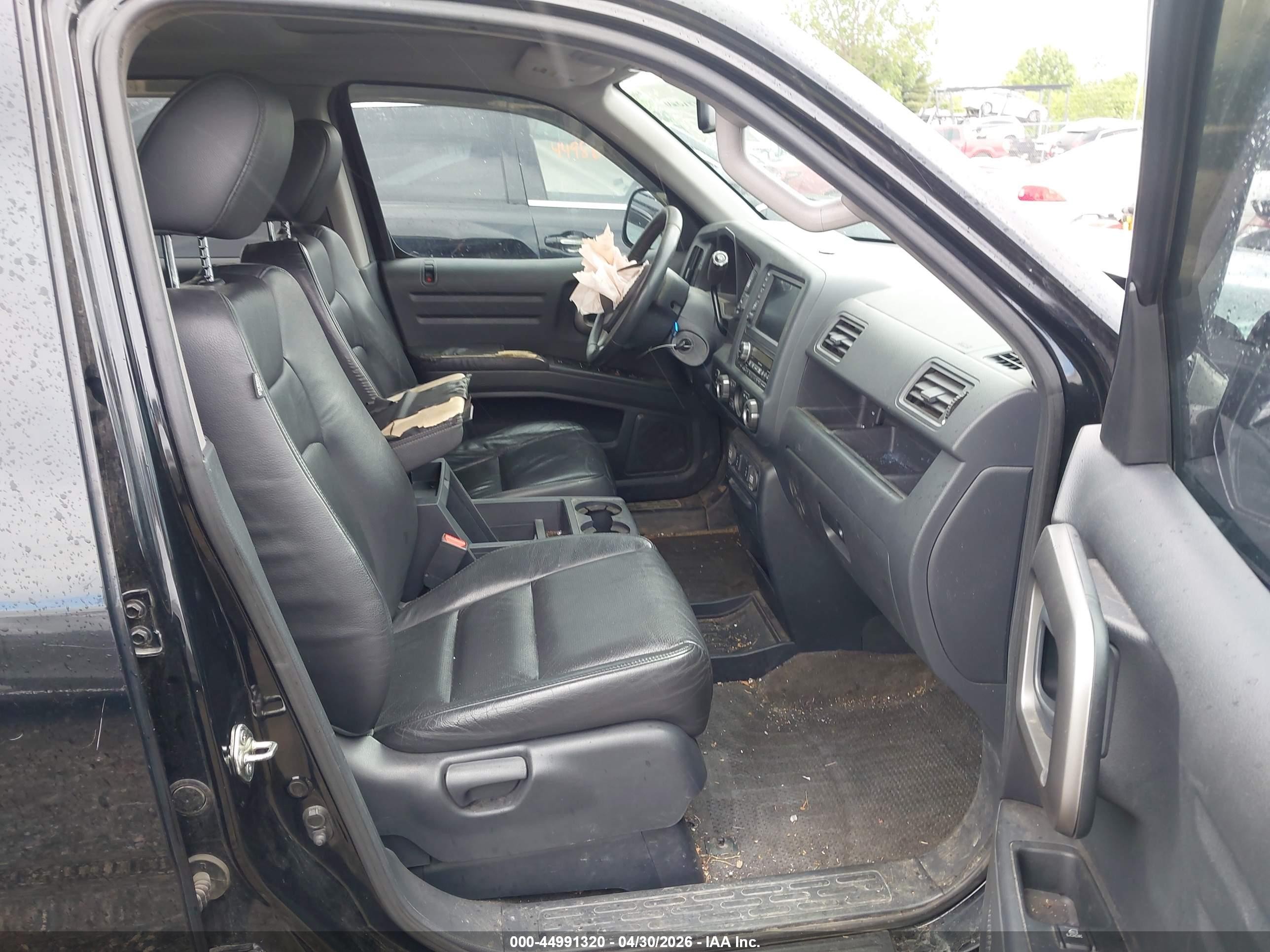 2014 Honda Ridgeline Se Black vin: 5FPYK1F67EB006988