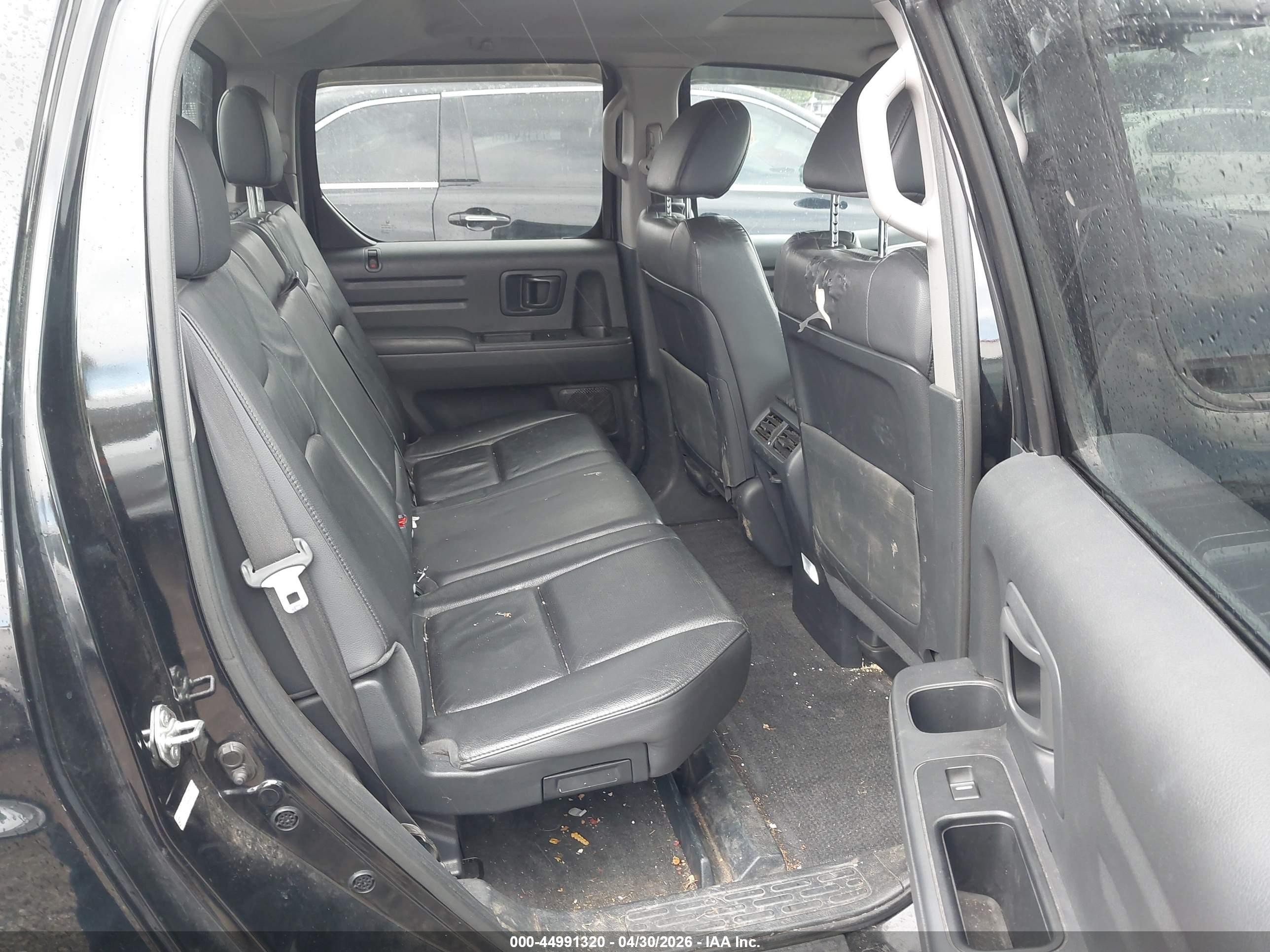 2014 Honda Ridgeline Se Black vin: 5FPYK1F67EB006988