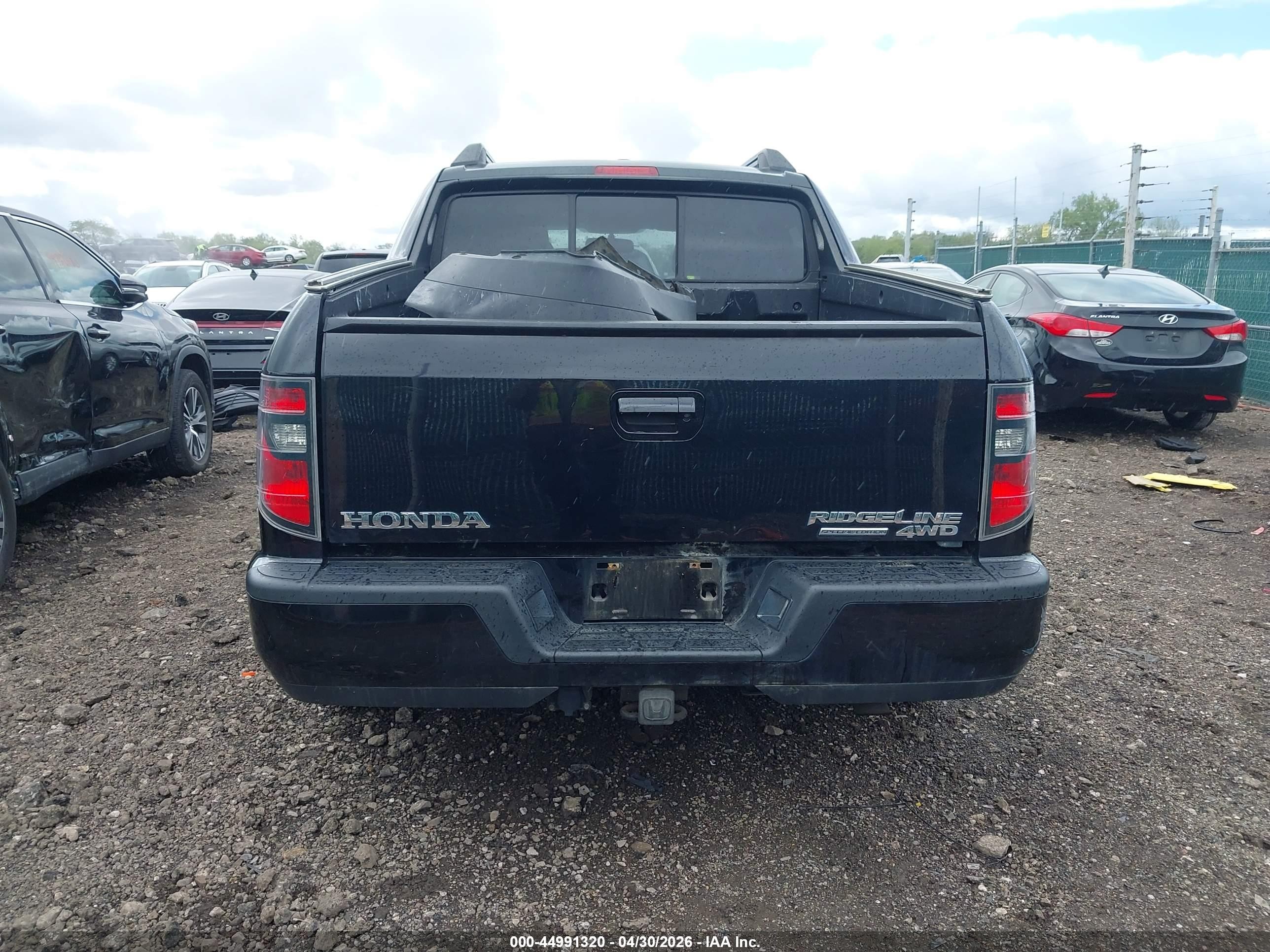 2014 Honda Ridgeline Se Black vin: 5FPYK1F67EB006988