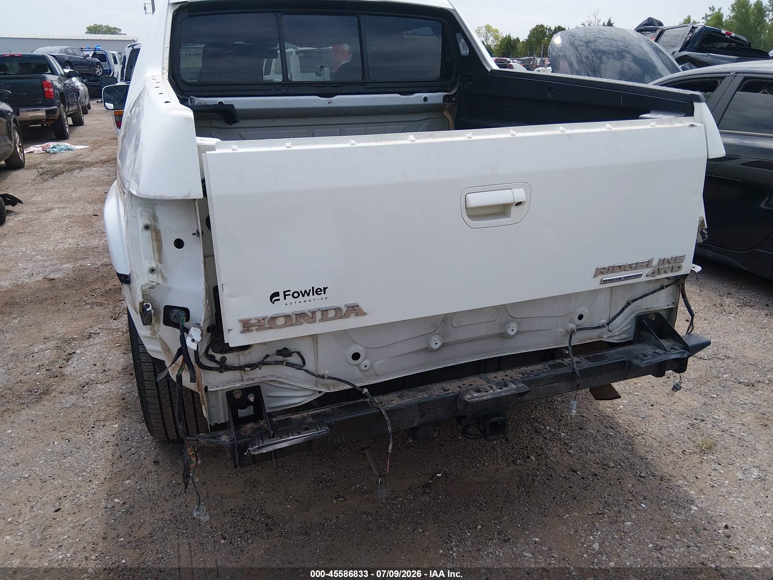 2014 Honda Ridgeline Se White vin: 5FPYK1F68EB013271