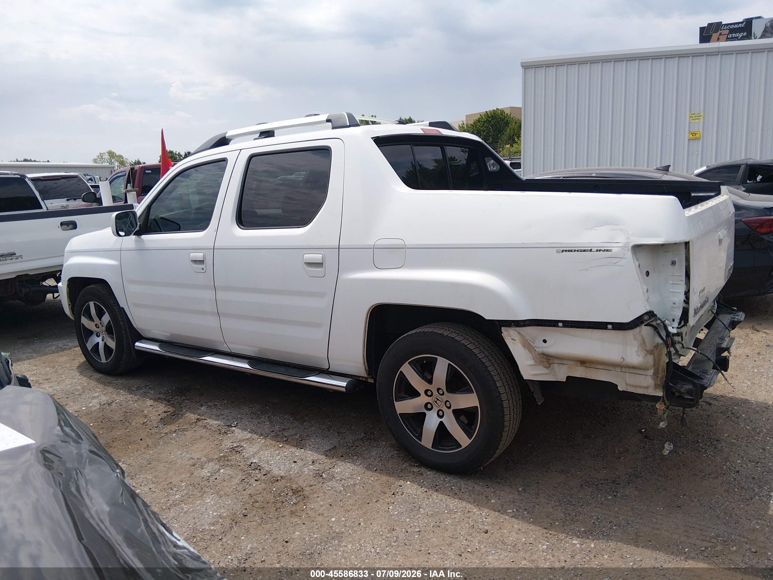 2014 Honda Ridgeline Se White vin: 5FPYK1F68EB013271