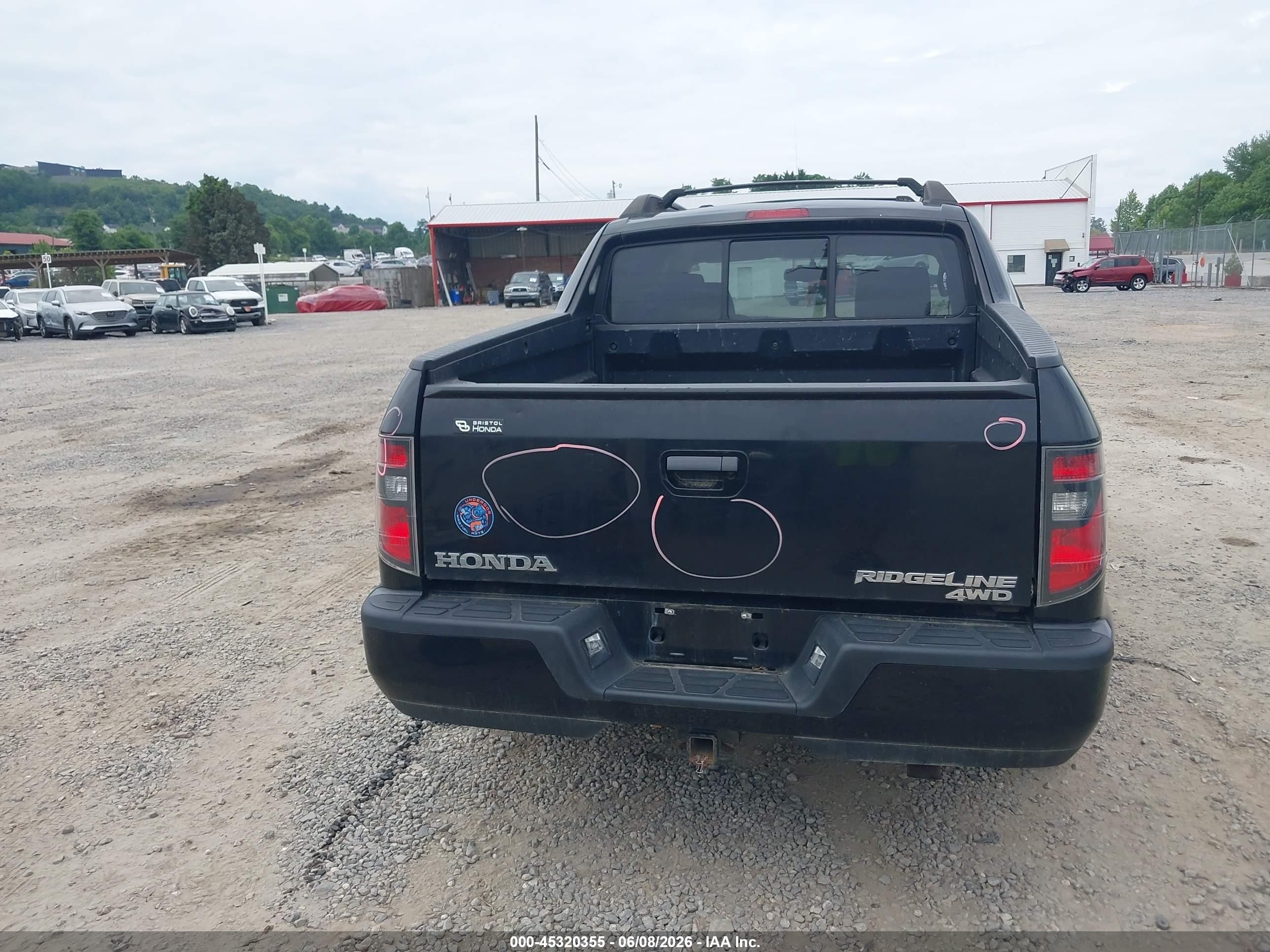 2014 Honda Ridgeline Sport Black vin: 5FPYK1F70EB001429