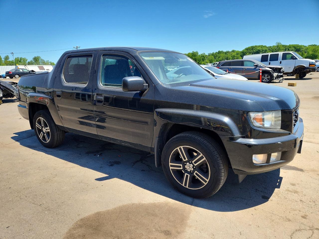 2014 Honda Ridgeline Sport Black vin: 5FPYK1F70EB009658