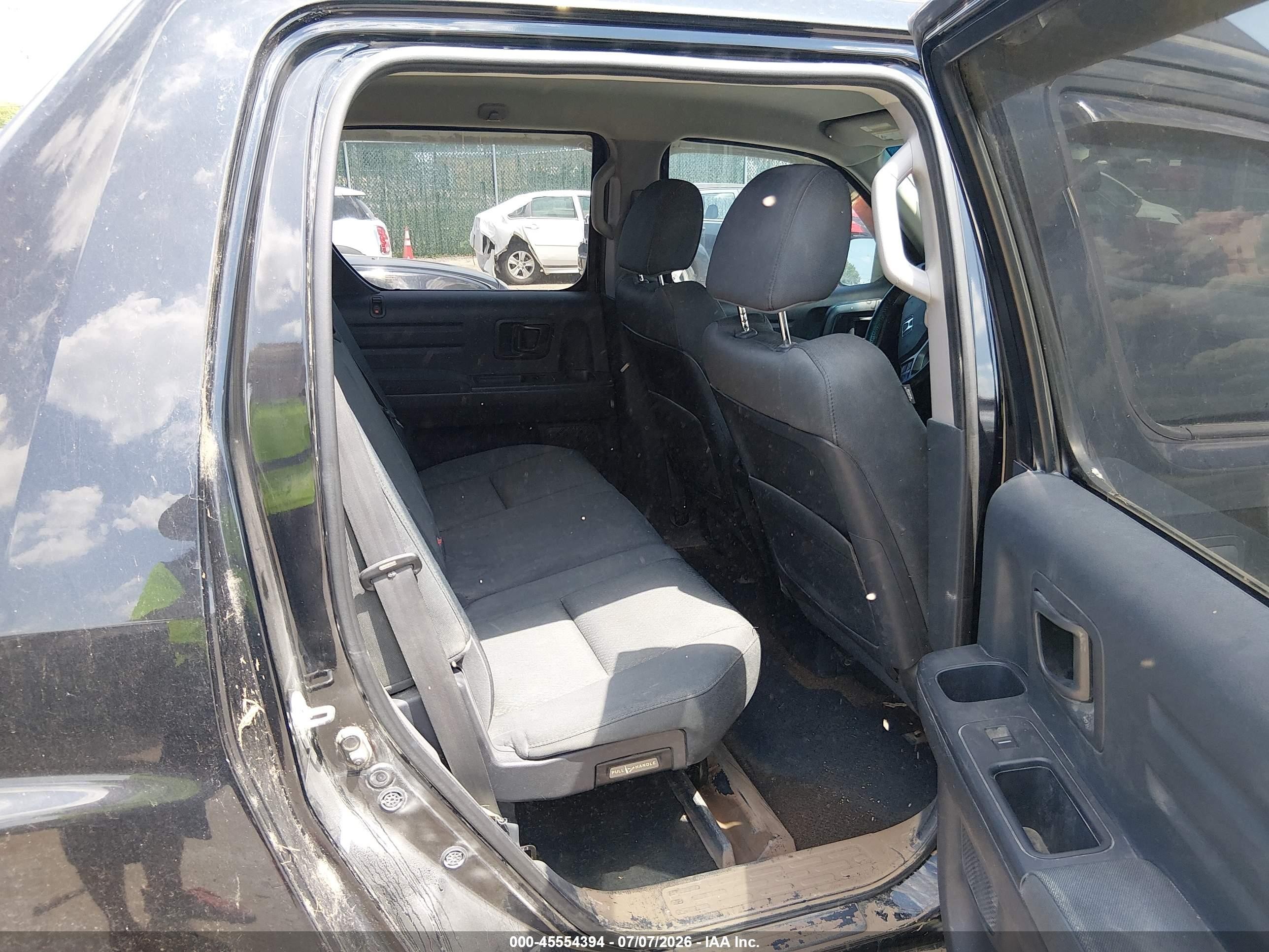 2012 Honda Ridgeline Sport Black vin: 5FPYK1F71CB455105