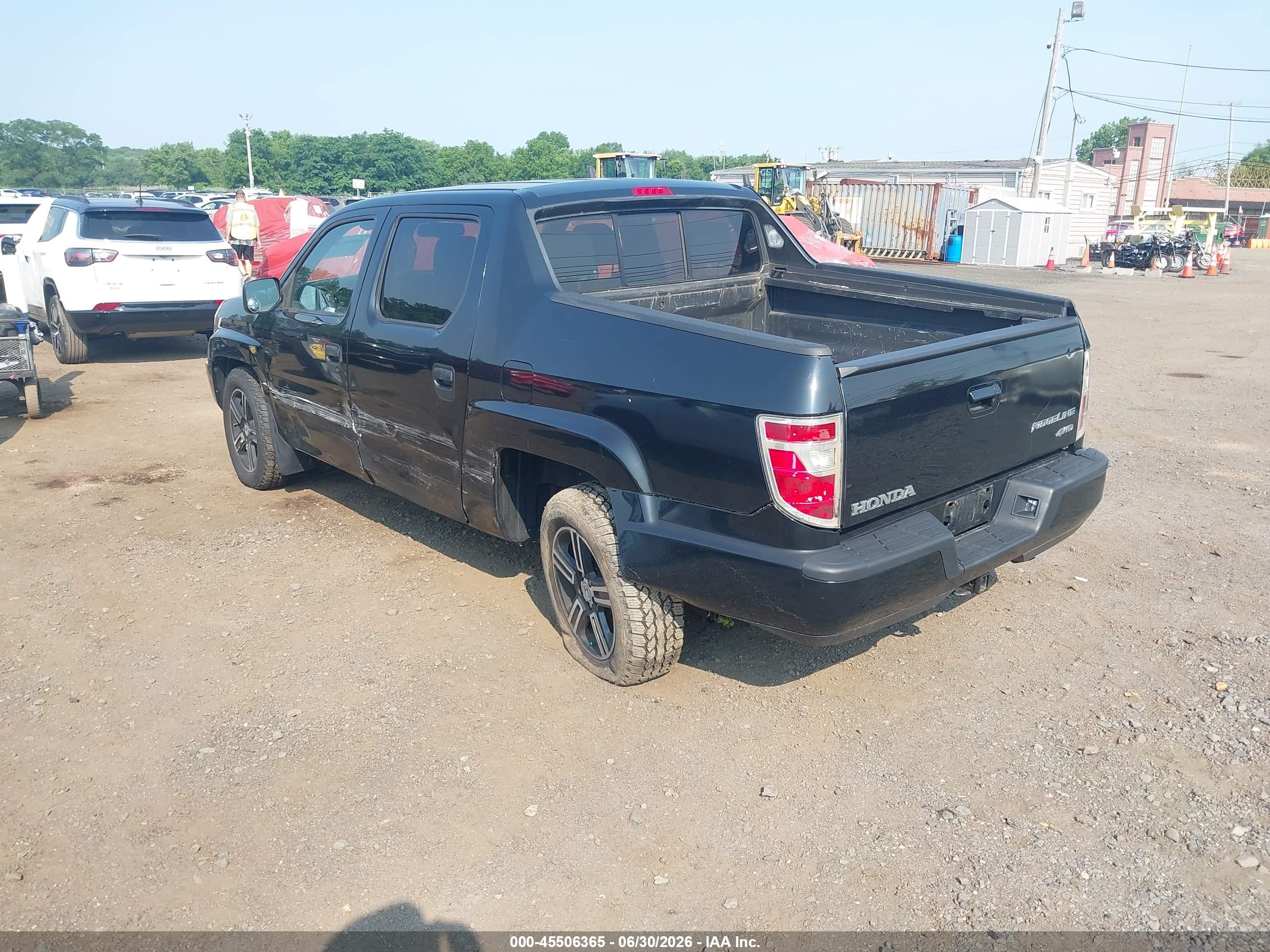 2013 Honda Ridgeline Sport Black vin: 5FPYK1F71DB008727