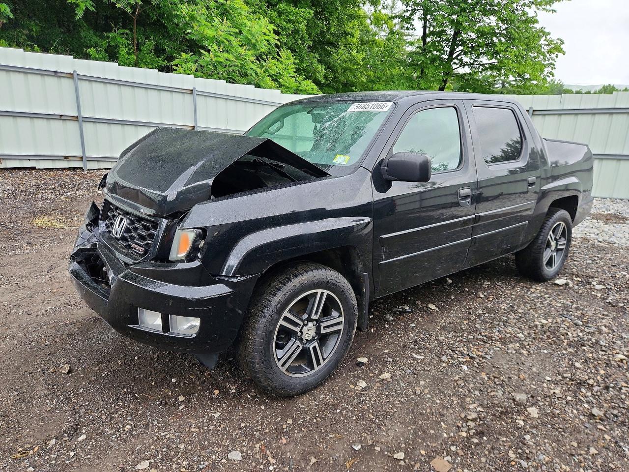 2014 Honda Ridgeline Sport Black vin: 5FPYK1F71EB008518