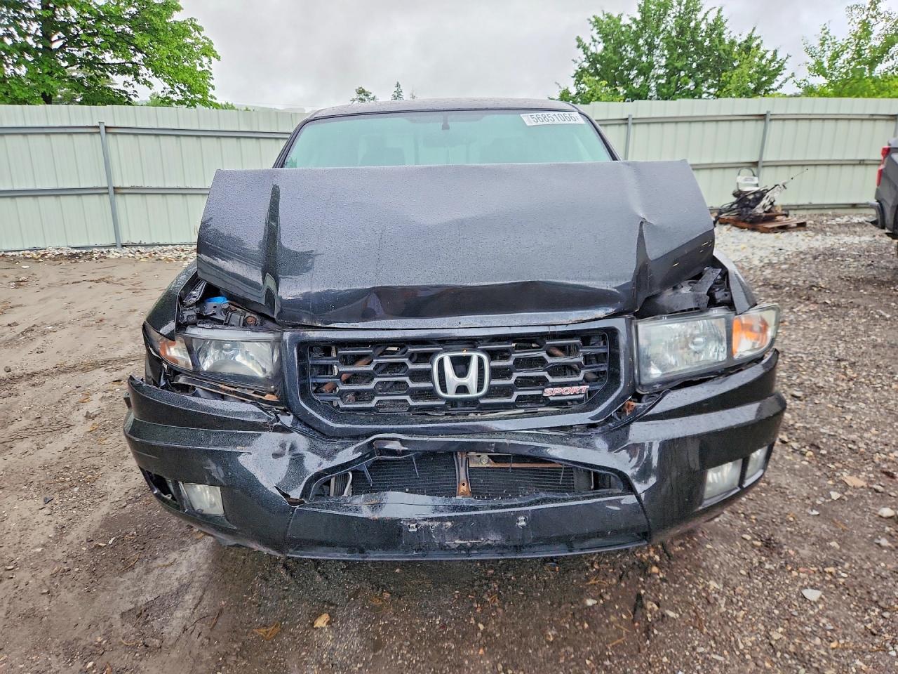 2014 Honda Ridgeline Sport Black vin: 5FPYK1F71EB008518