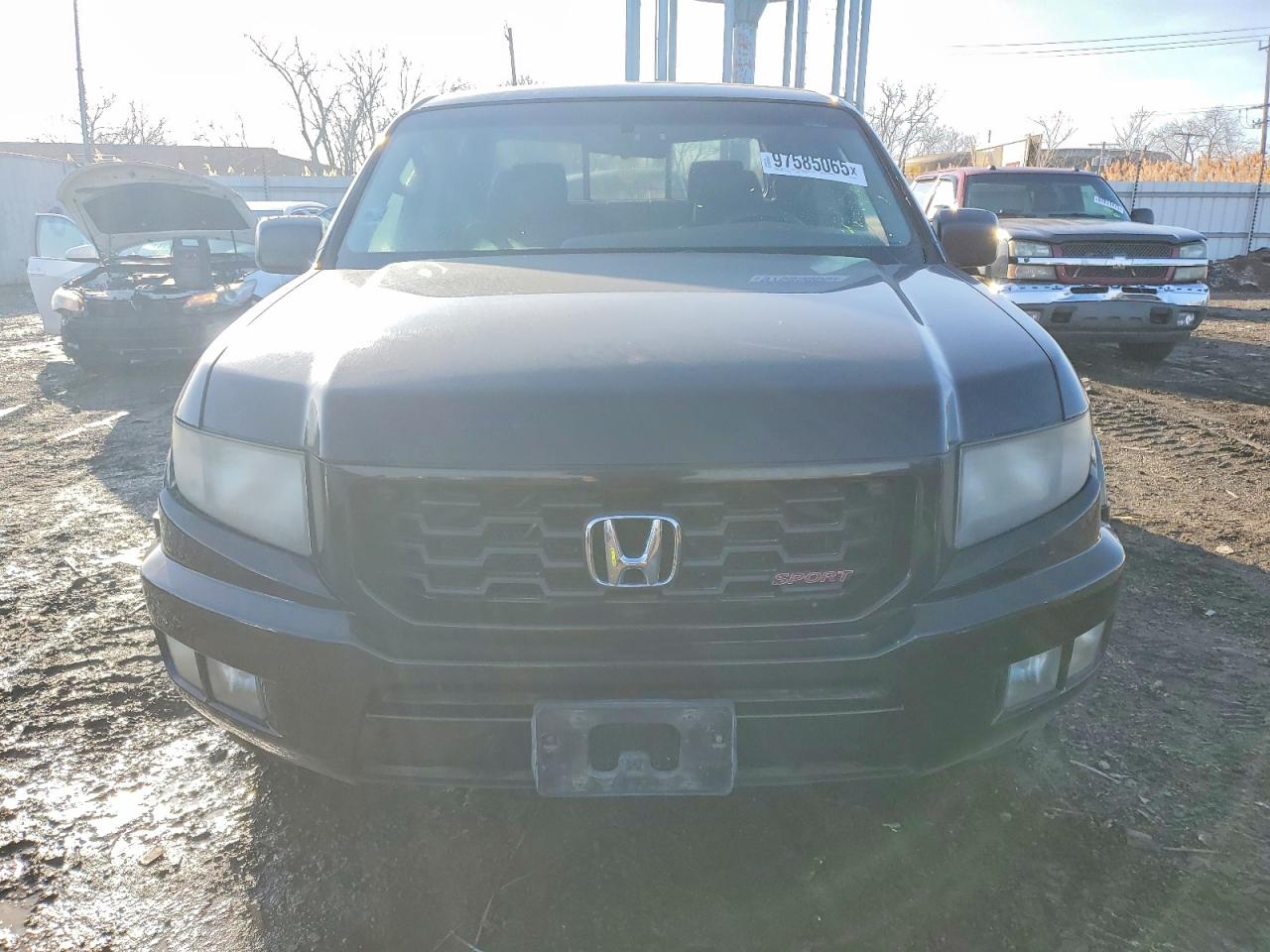 2012 Honda Ridgeline Sport Черный vin: 5FPYK1F72CB455579