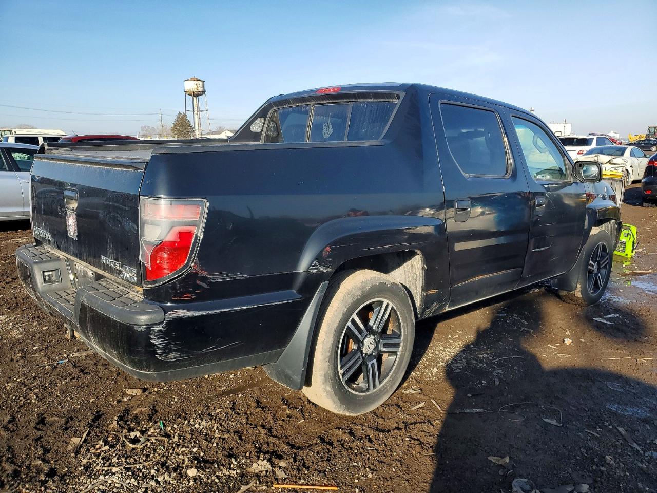 2012 Honda Ridgeline Sport Черный vin: 5FPYK1F72CB455579