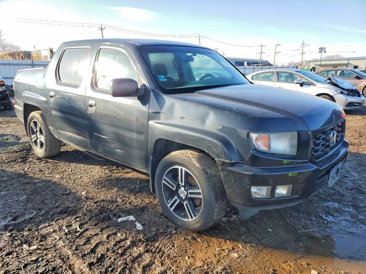 2012 Honda Ridgeline Sport Черный vin: 5FPYK1F72CB455579