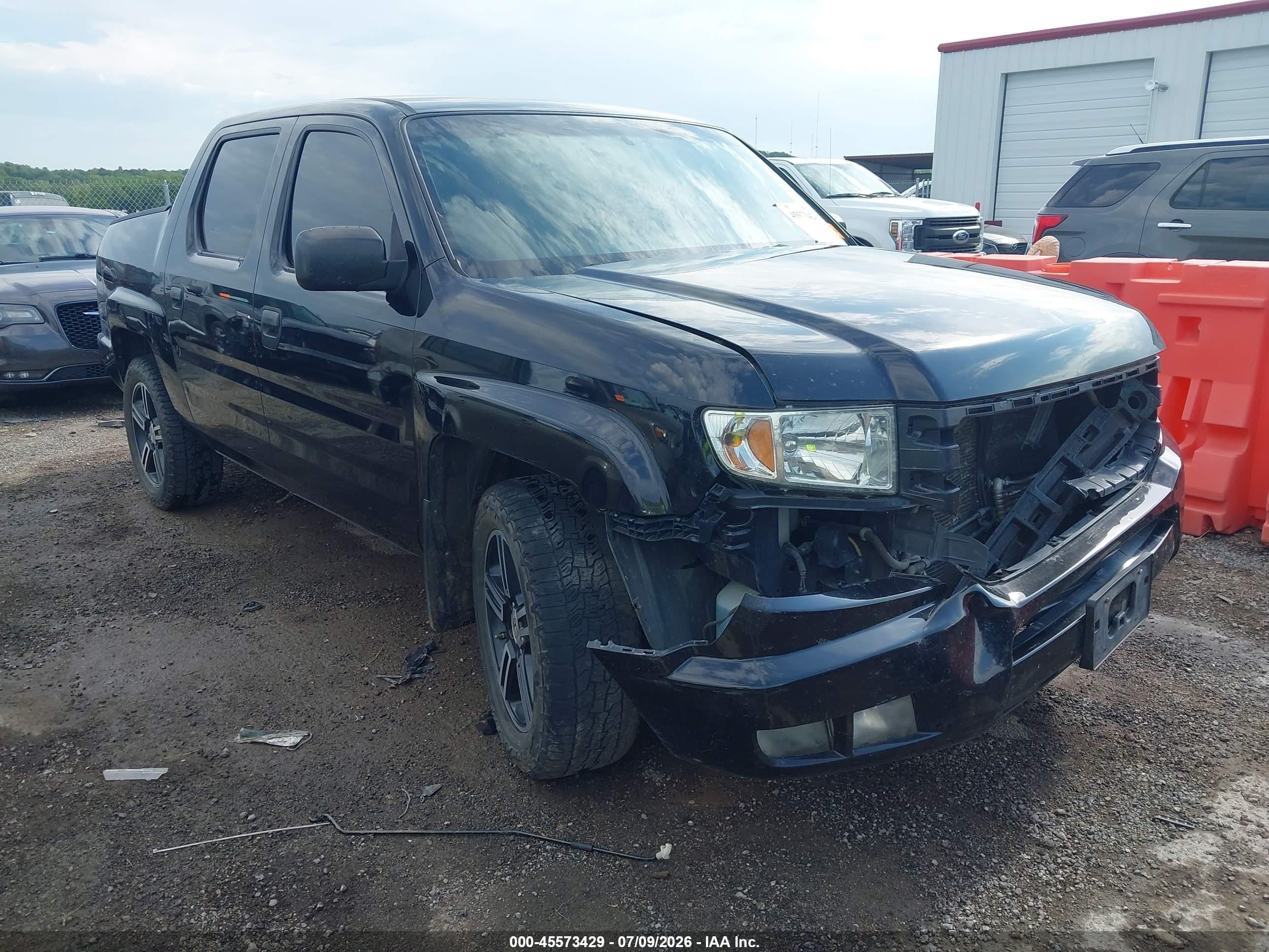 2013 Honda Ridgeline Sport Черный vin: 5FPYK1F72DB016402