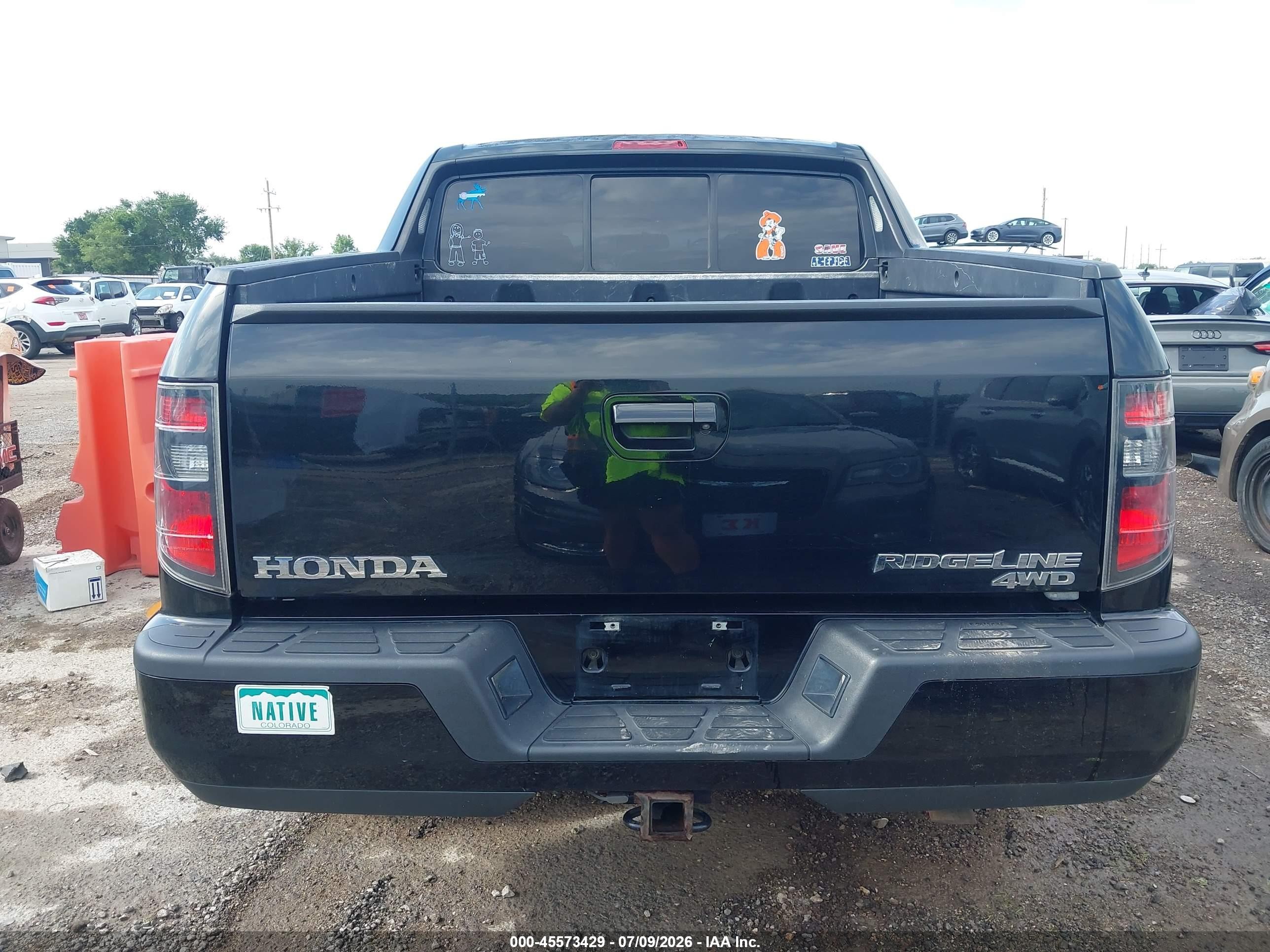 2013 Honda Ridgeline Sport Black vin: 5FPYK1F72DB016402
