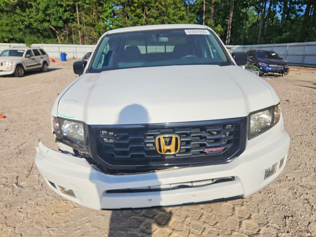 2014 Honda Ridgeline Sport White vin: 5FPYK1F72EB012514