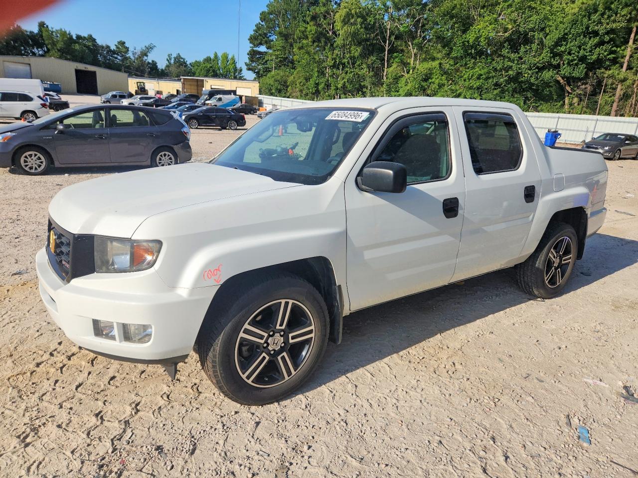 2014 Honda Ridgeline Sport White vin: 5FPYK1F72EB012514