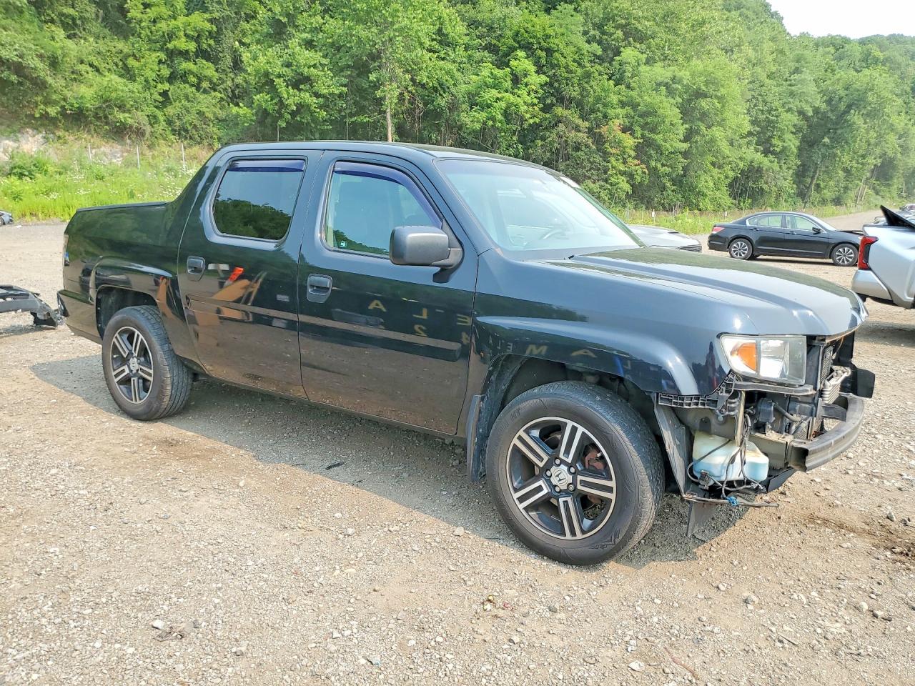 2012 Honda Ridgeline Sport Black vin: 5FPYK1F74CB454854