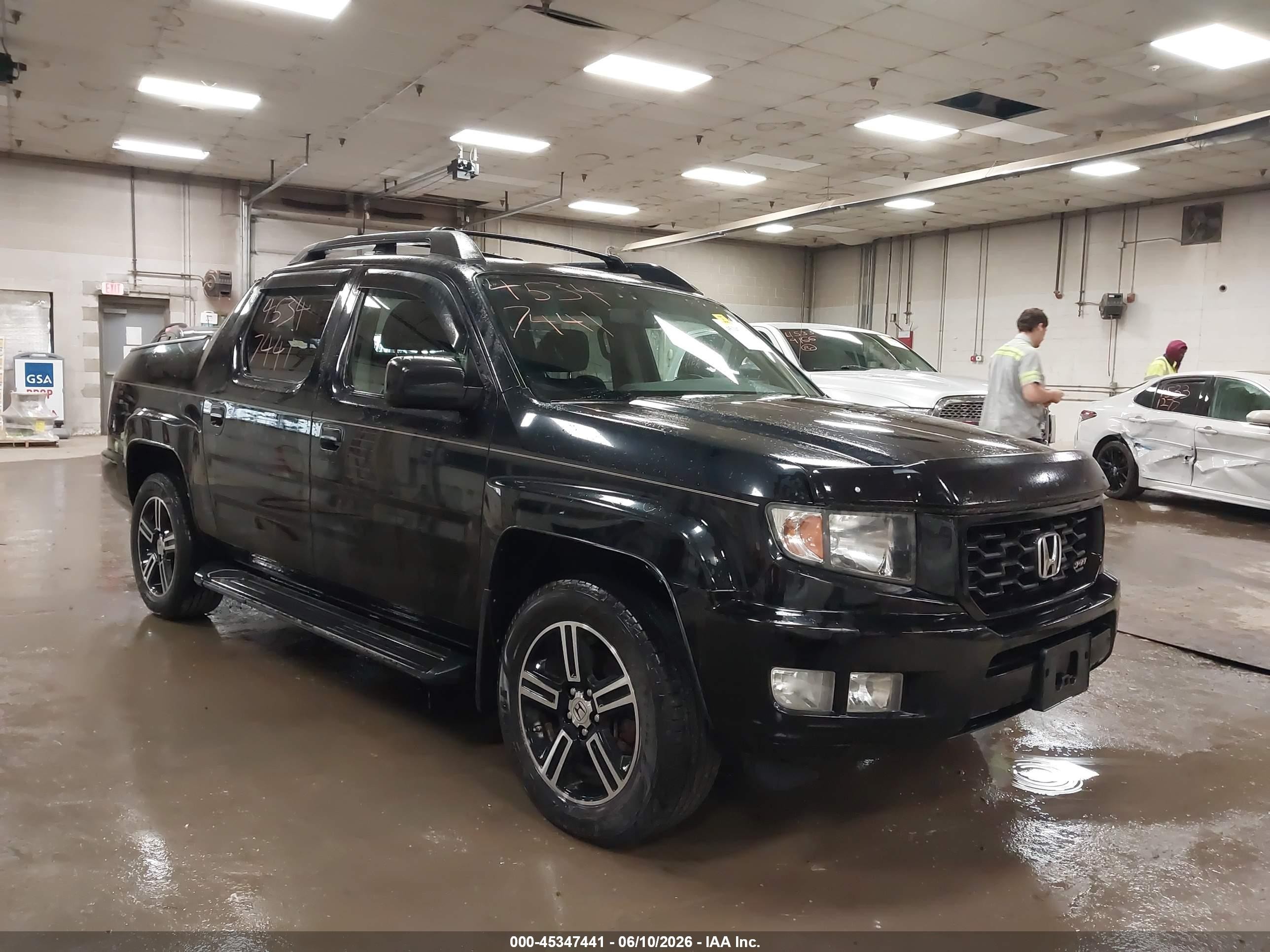 2013 Honda Ridgeline Sport Black vin: 5FPYK1F74DB005322