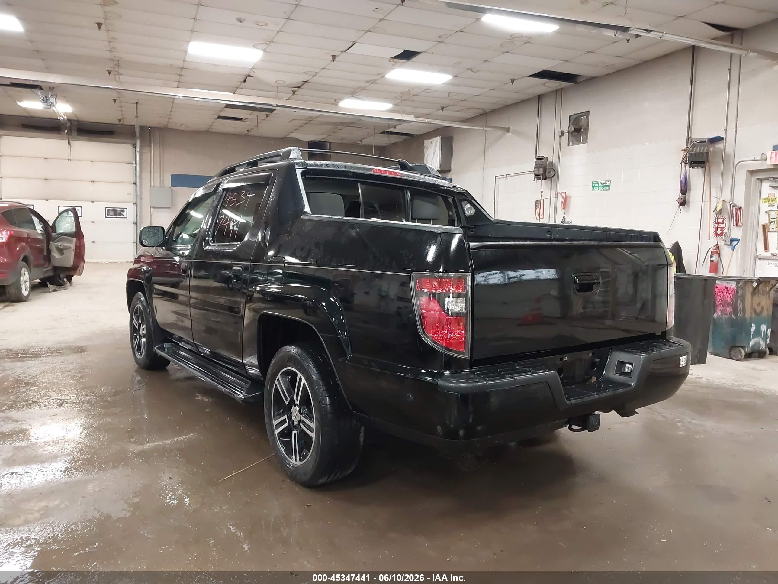 2013 Honda Ridgeline Sport Black vin: 5FPYK1F74DB005322