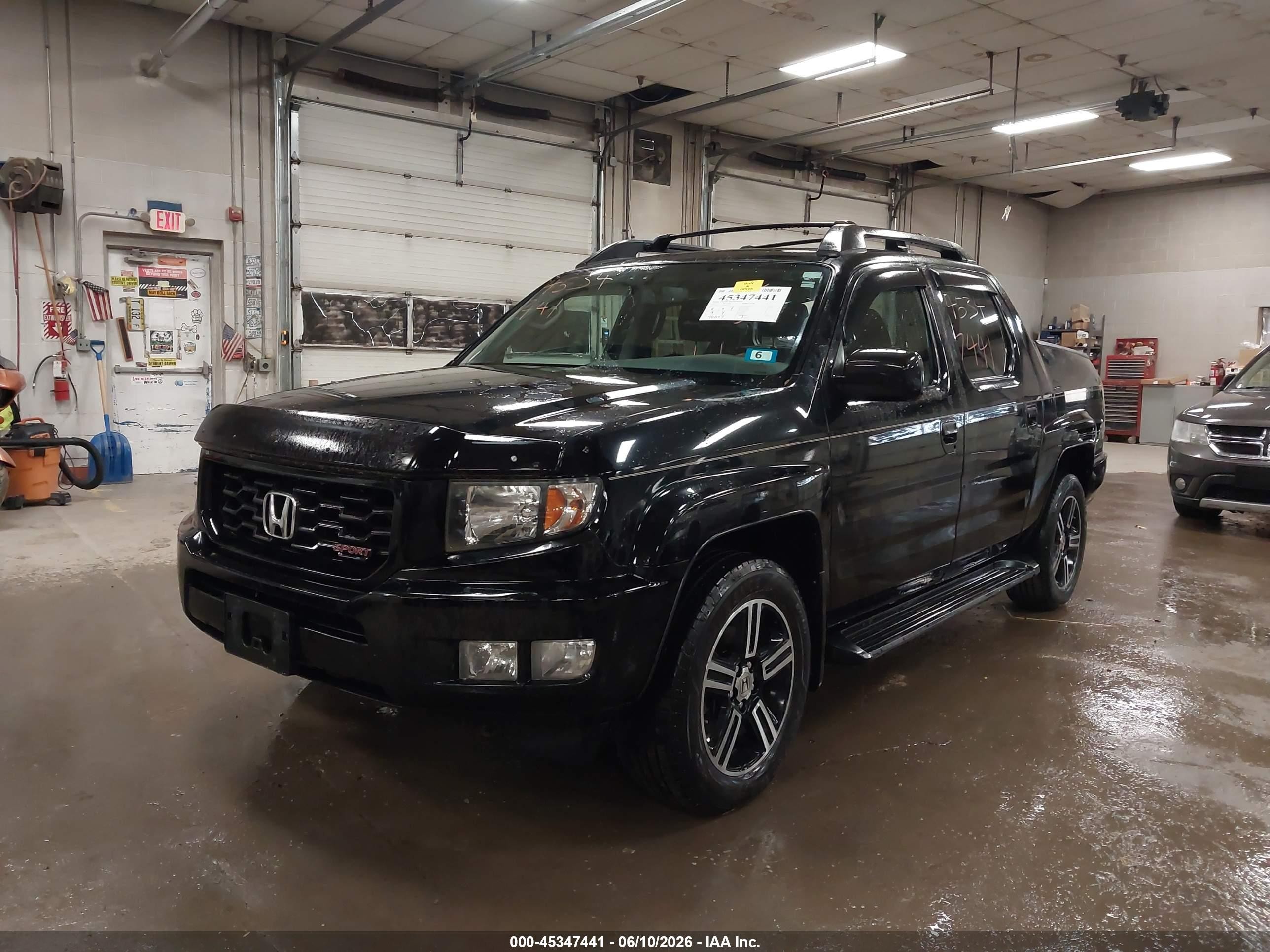 2013 Honda Ridgeline Sport Black vin: 5FPYK1F74DB005322