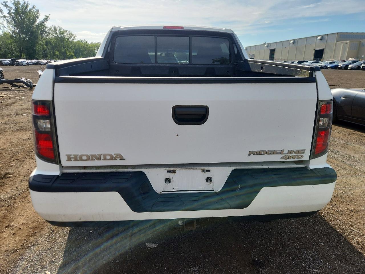 2012 Honda Ridgeline Sport White vin: 5FPYK1F75CB454037