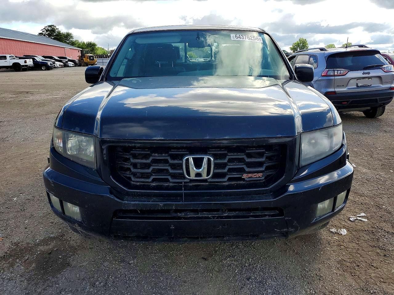 2013 Honda Ridgeline Sport Черный vin: 5FPYK1F75DB502752