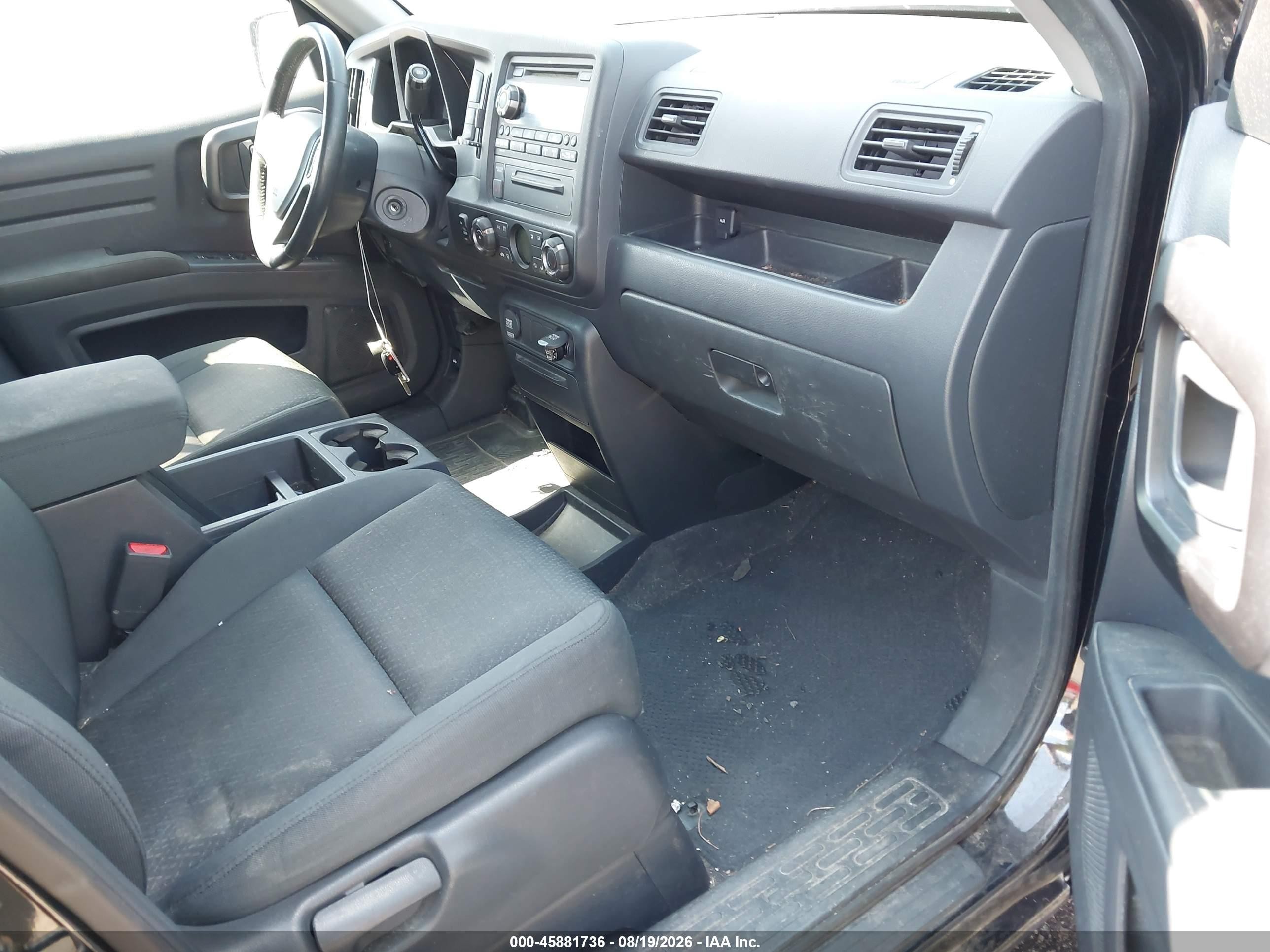 2014 Honda Ridgeline Sport Black vin: 5FPYK1F76EB007672