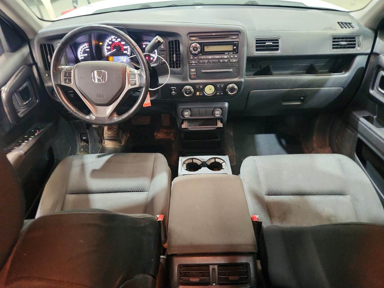 2014 Honda Ridgeline Sport White vin: 5FPYK1F77EB009706
