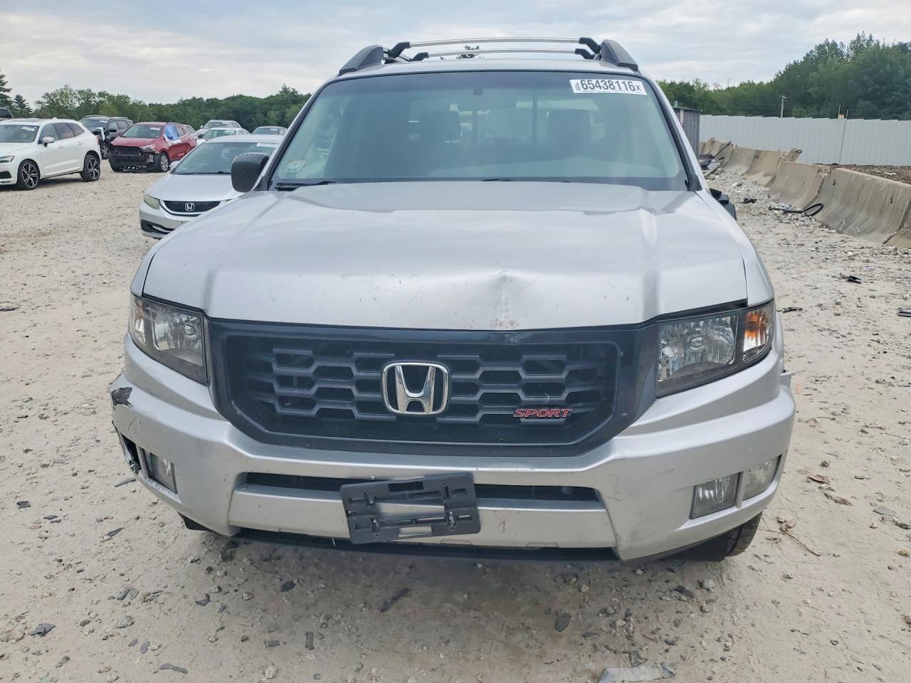 2012 Honda Ridgeline Sport Silver vin: 5FPYK1F78CB454002