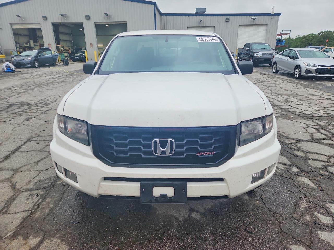2013 Honda Ridgeline Sport White vin: 5FPYK1F78DB003590