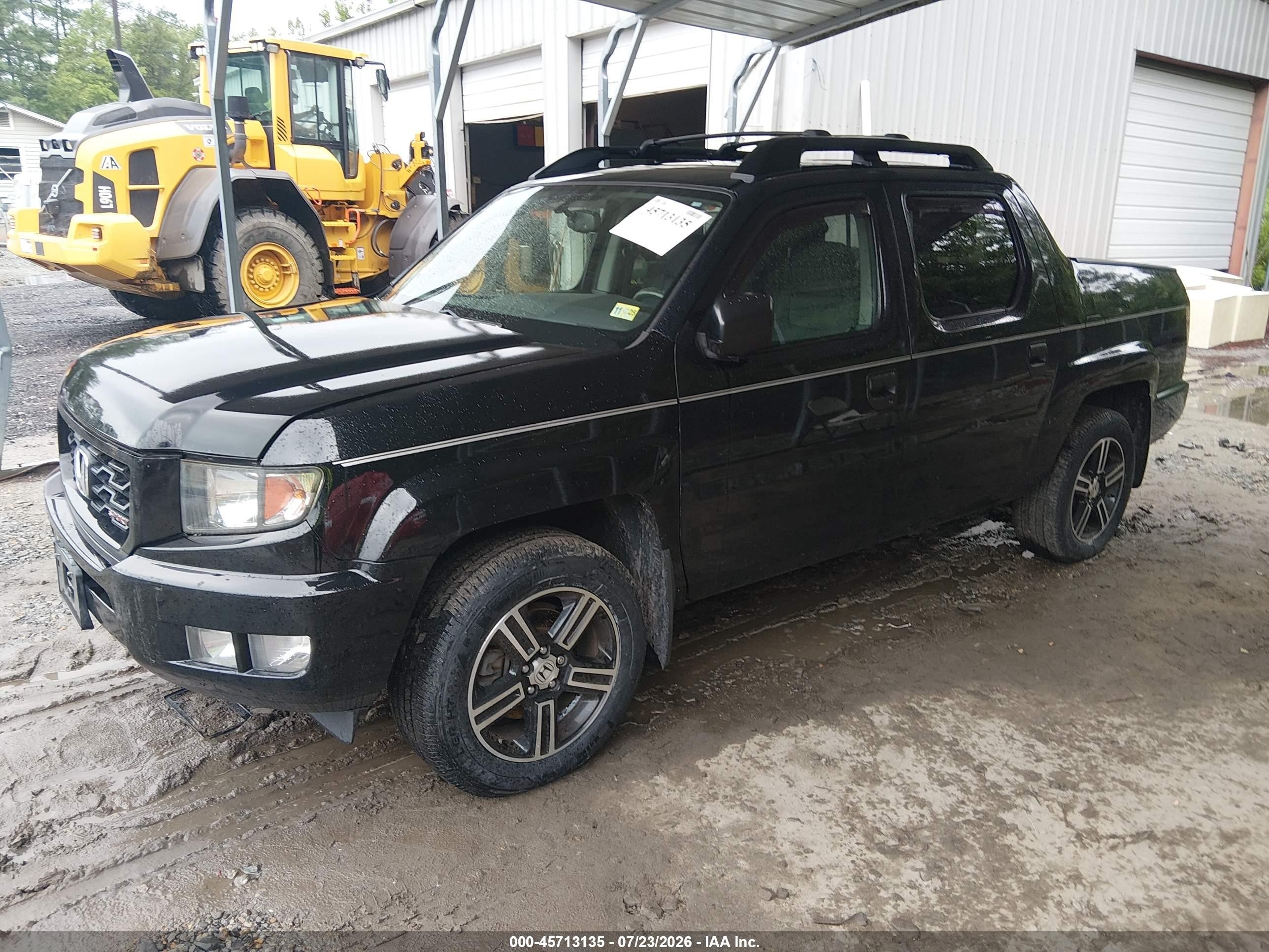 2014 Honda Ridgeline Sport Black vin: 5FPYK1F78EB008760
