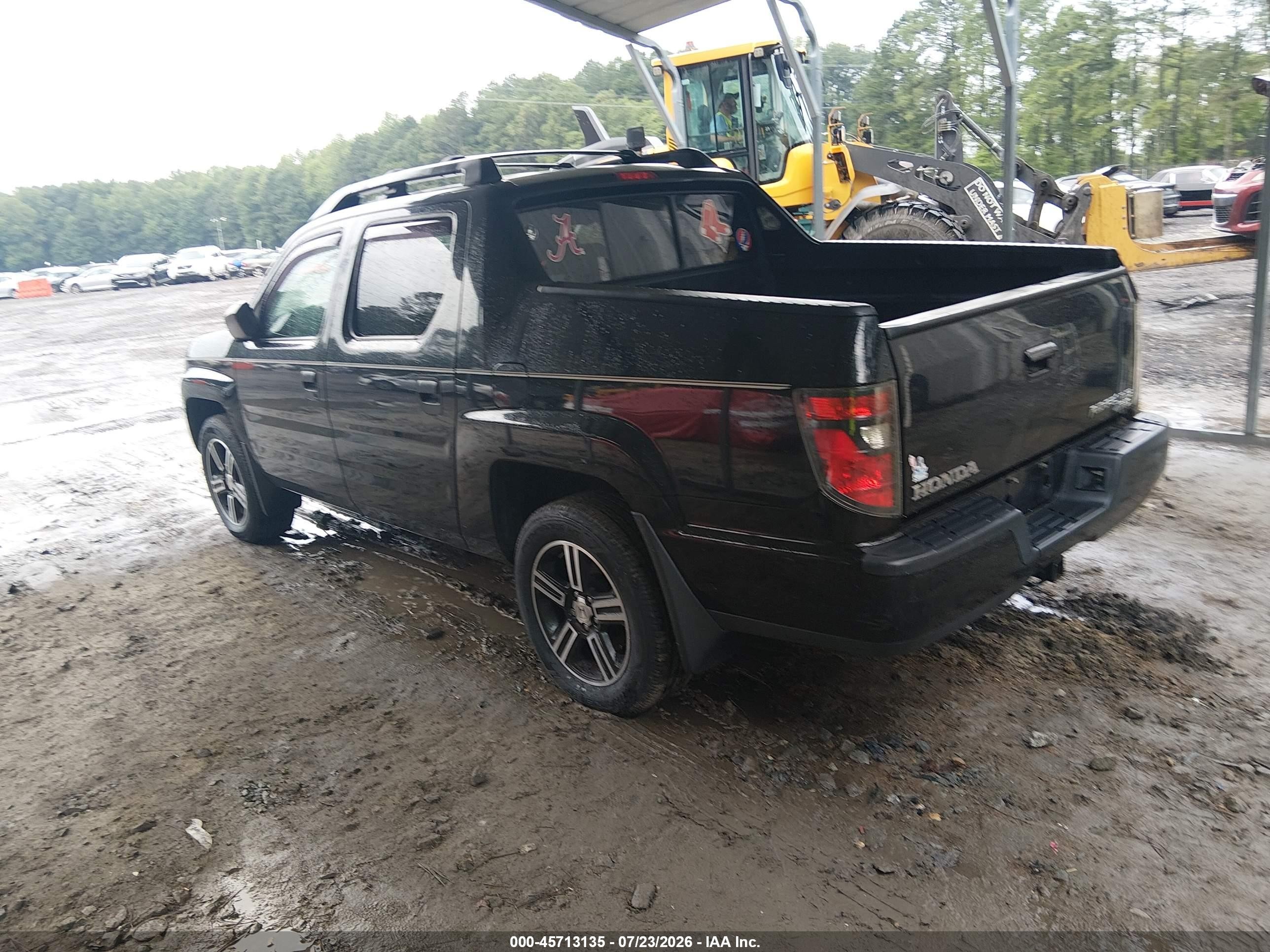 2014 Honda Ridgeline Sport Black vin: 5FPYK1F78EB008760