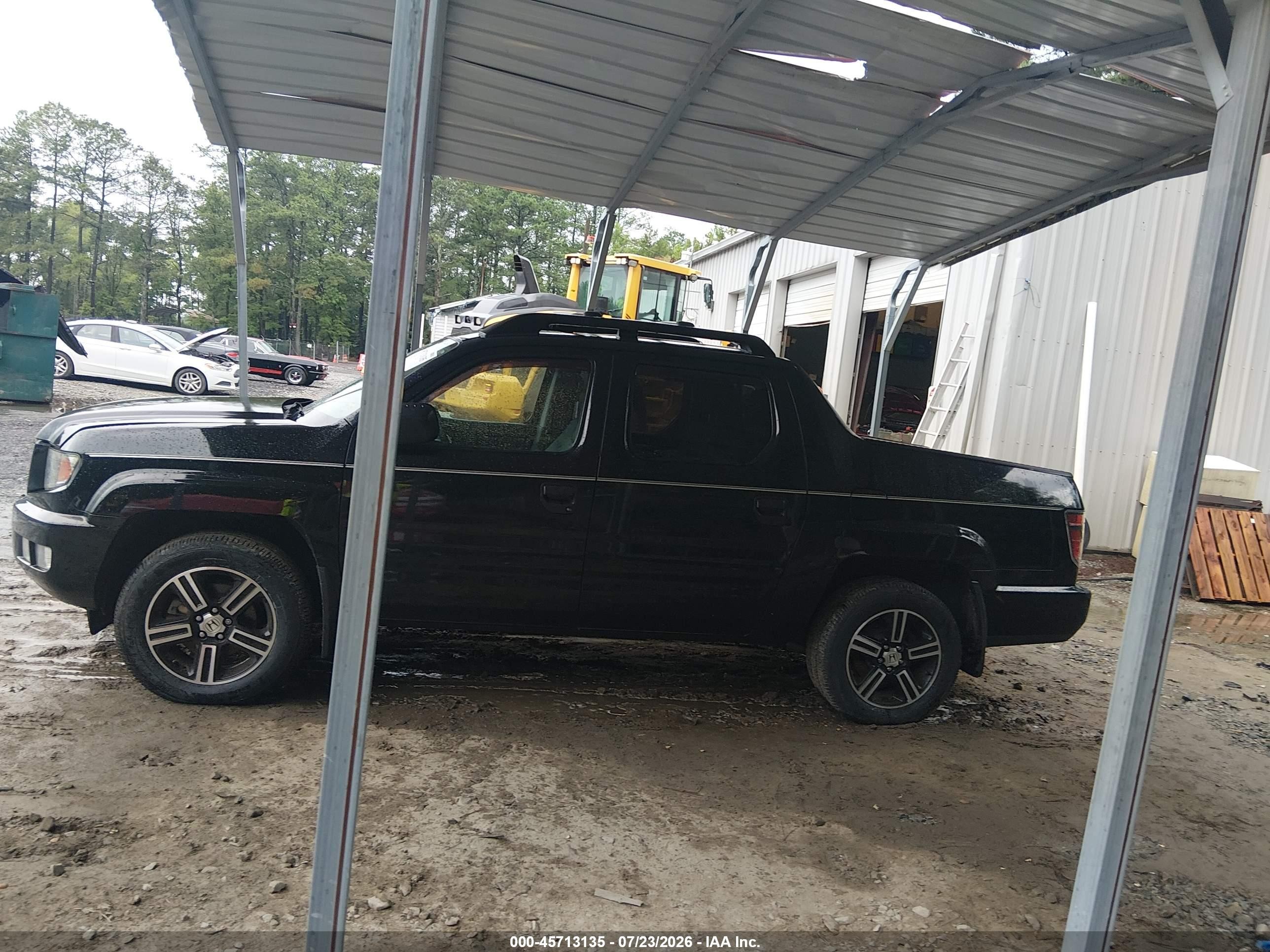 2014 Honda Ridgeline Sport Black vin: 5FPYK1F78EB008760