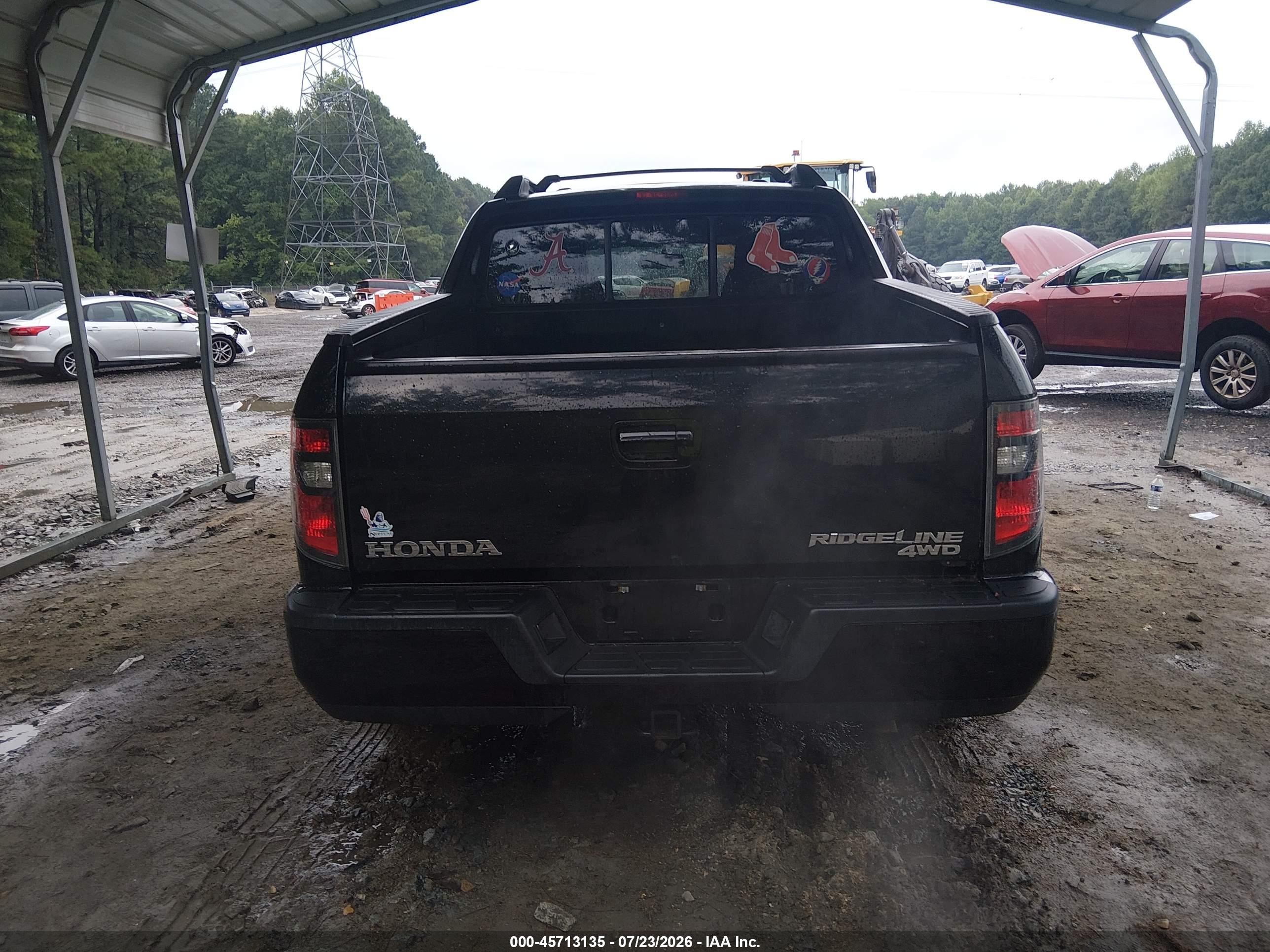 2014 Honda Ridgeline Sport Black vin: 5FPYK1F78EB008760