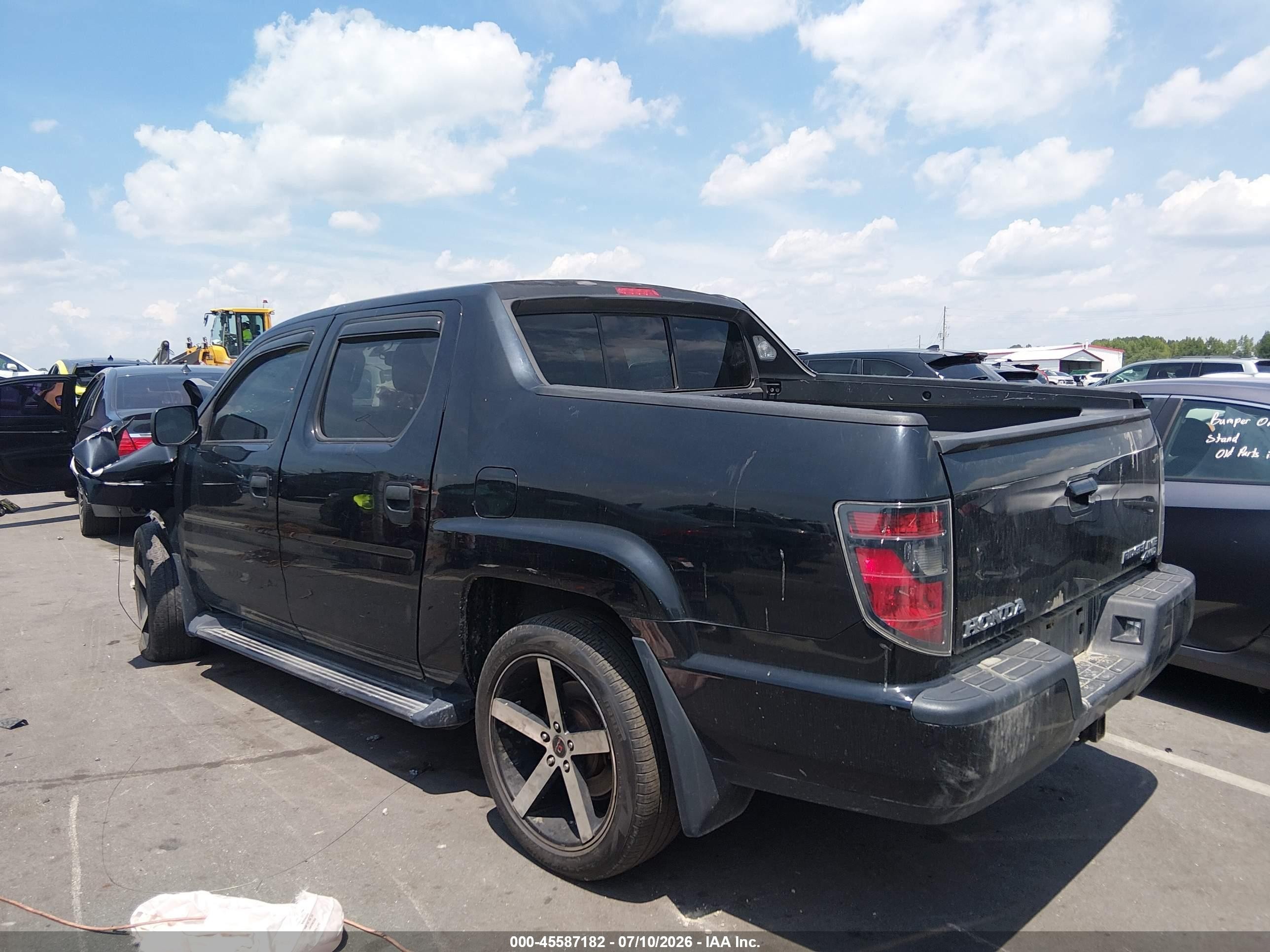 2014 Honda Ridgeline Sport Black vin: 5FPYK1F79EB013451